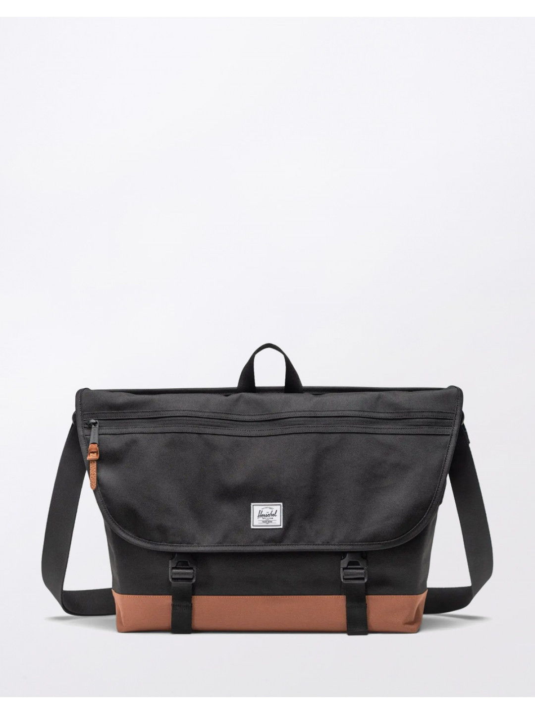 Herschel Supply Cove Messenger Black Saddle Brown