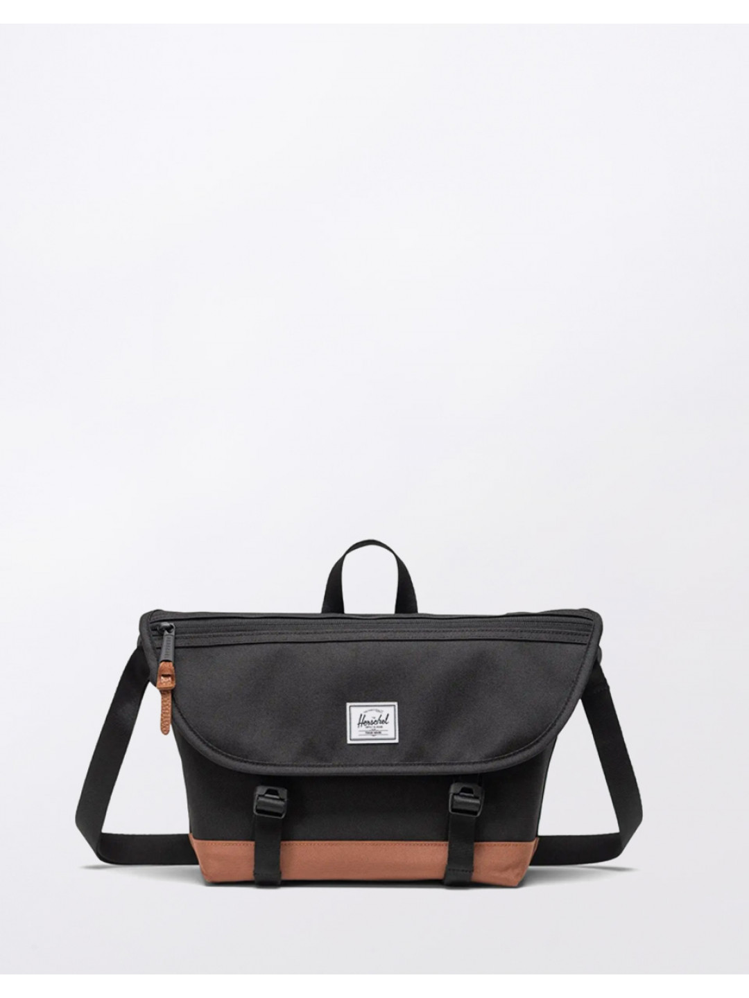 Herschel Supply Cove Small Messenger Black Saddle Brown