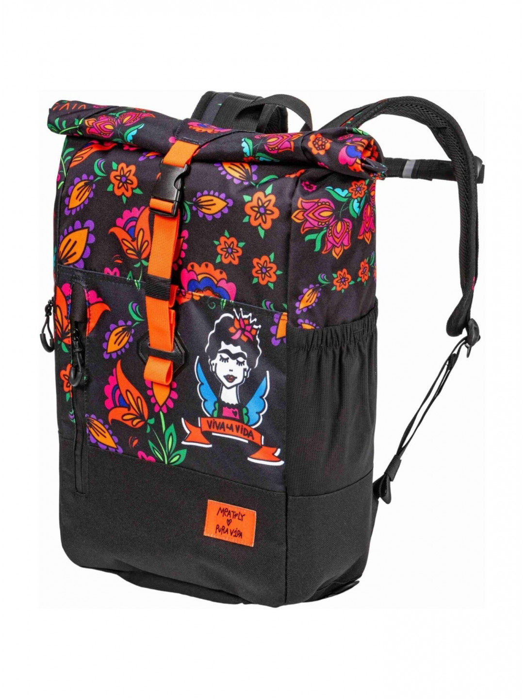 Meatfly batoh Holler Viva La Vida Black 28 L Mnohobarevná Objem 28 L