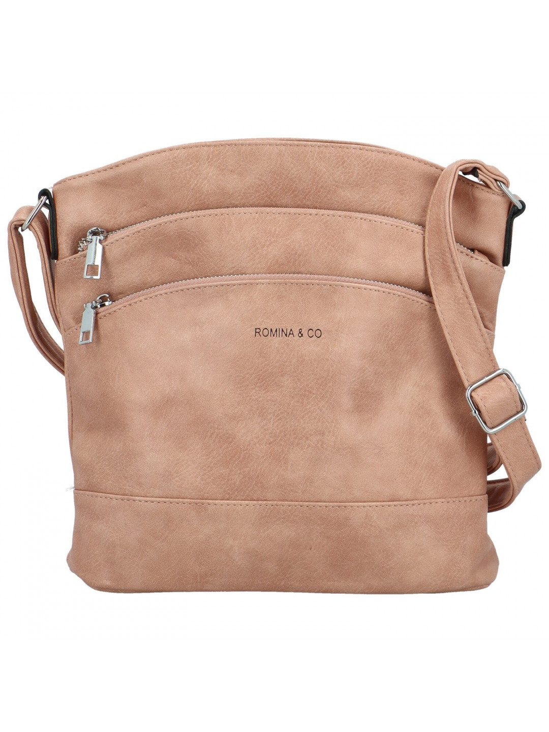 Stylová dámská crossbody Romina & Co Bags Tofilla světle růžová