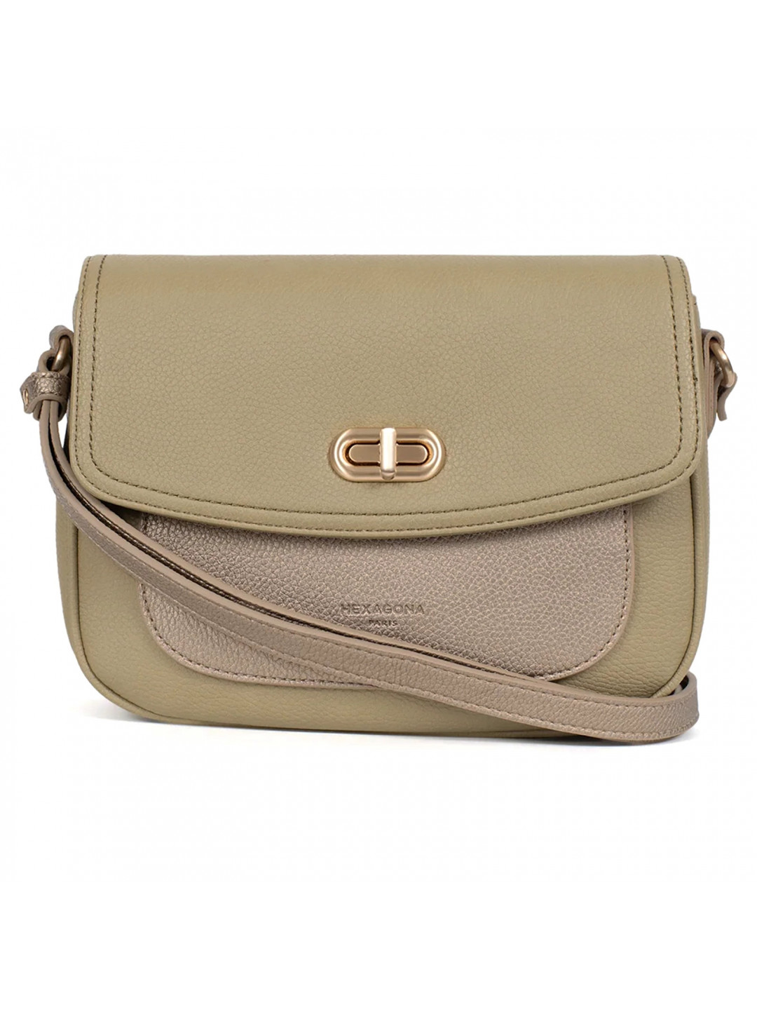 Dámská crossbody kabelka Hexagona Marion – zeleno-bronzová