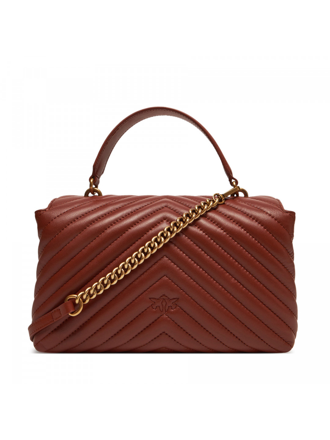 Kabelka PINKO Love Lady Puff Classic Cl PE 25 PLTT 100043 A0GK Hnědá
