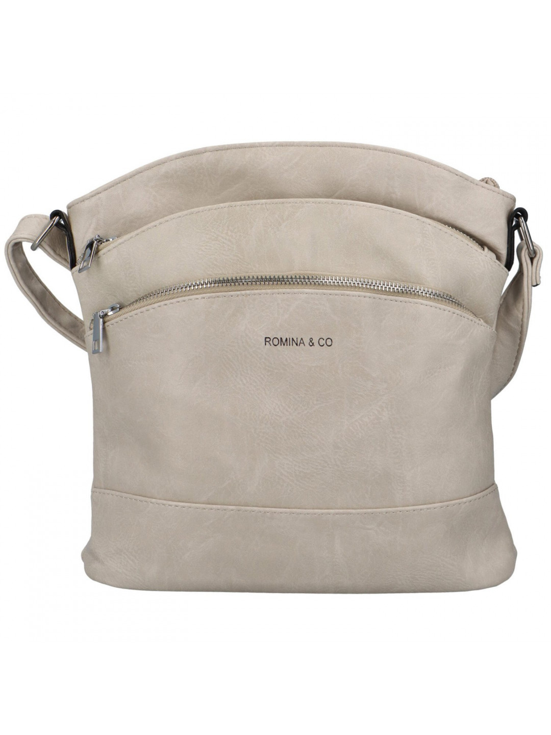 Dámská crossbody kabelka béžová – Romina Elkano