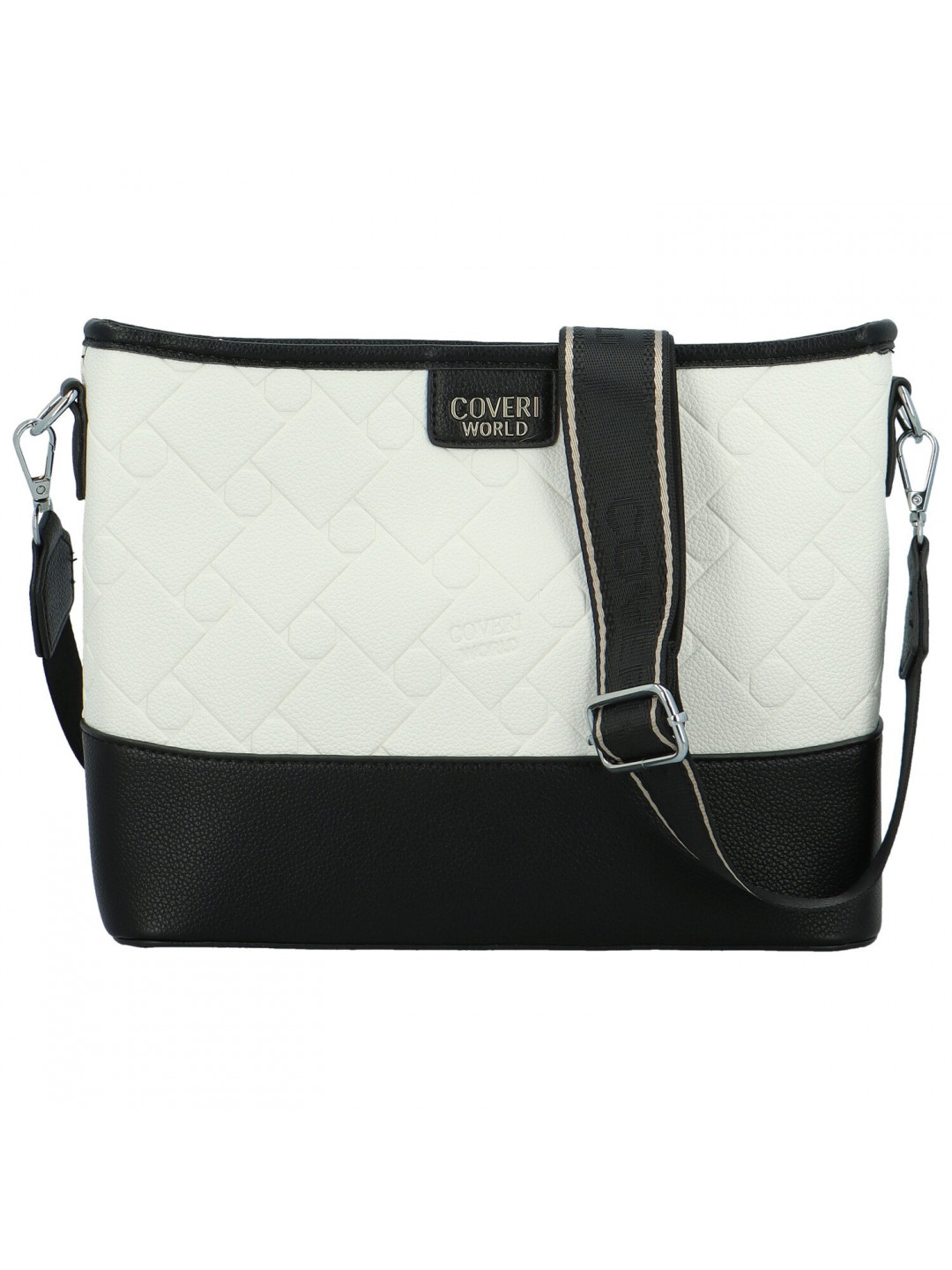 Dámská crossbody kabelka černobílá – Coveri Dirké