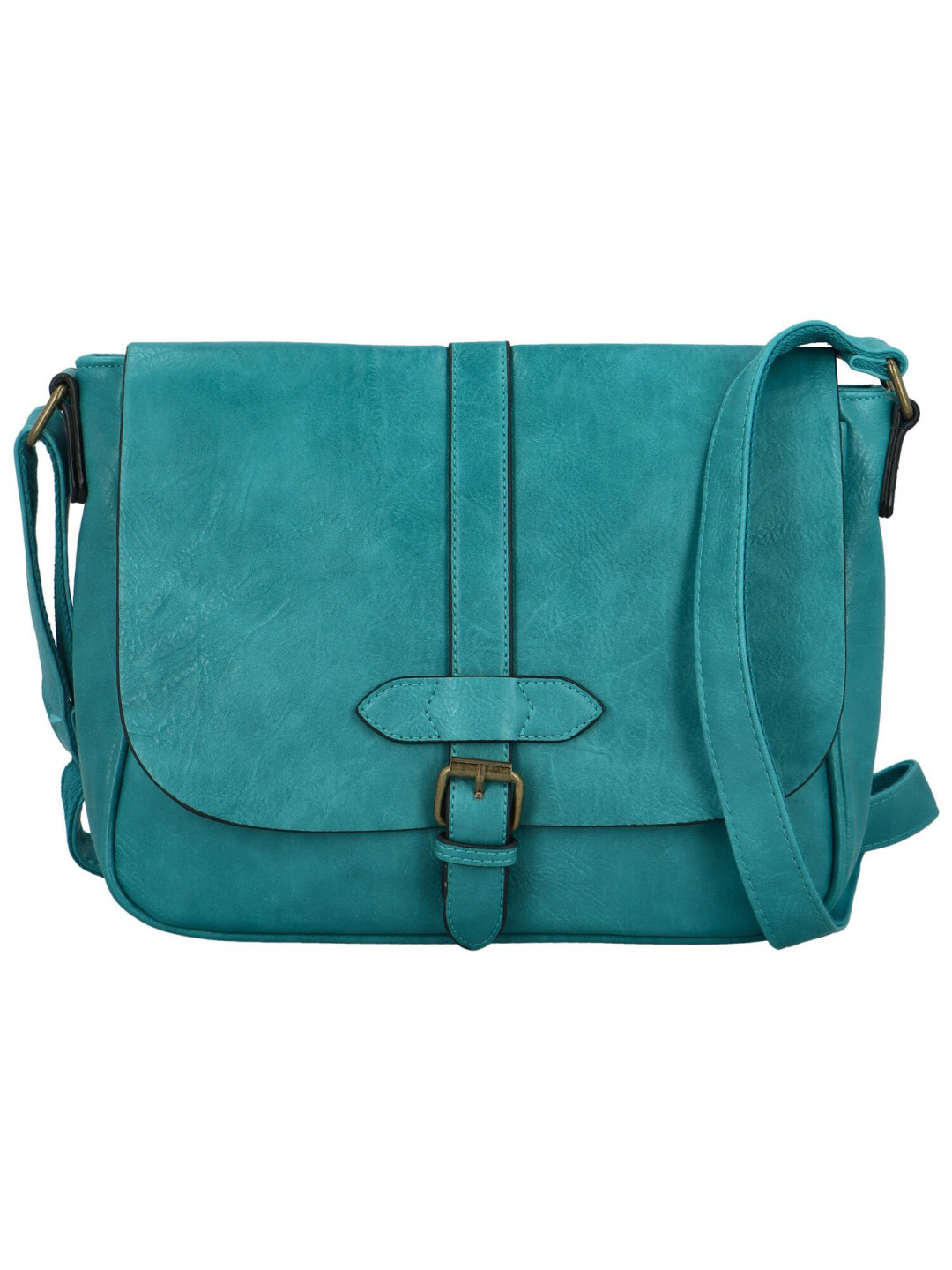 Dámská crossbody kabelka tyrkysová – Paolo bags Pinelopi