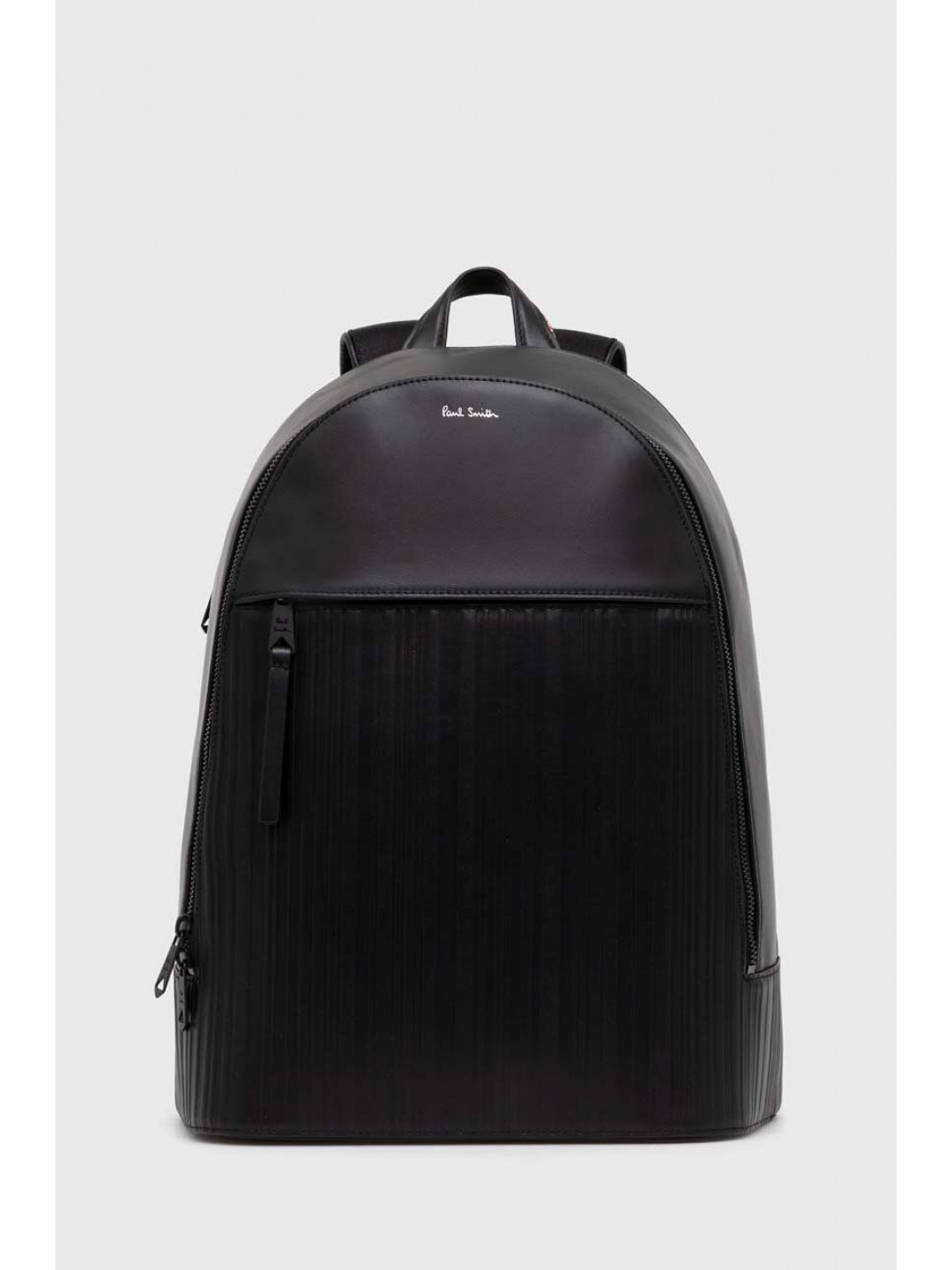 Kožený batoh Paul Smith černá barva velký hladký M1A-7586-AEMBST