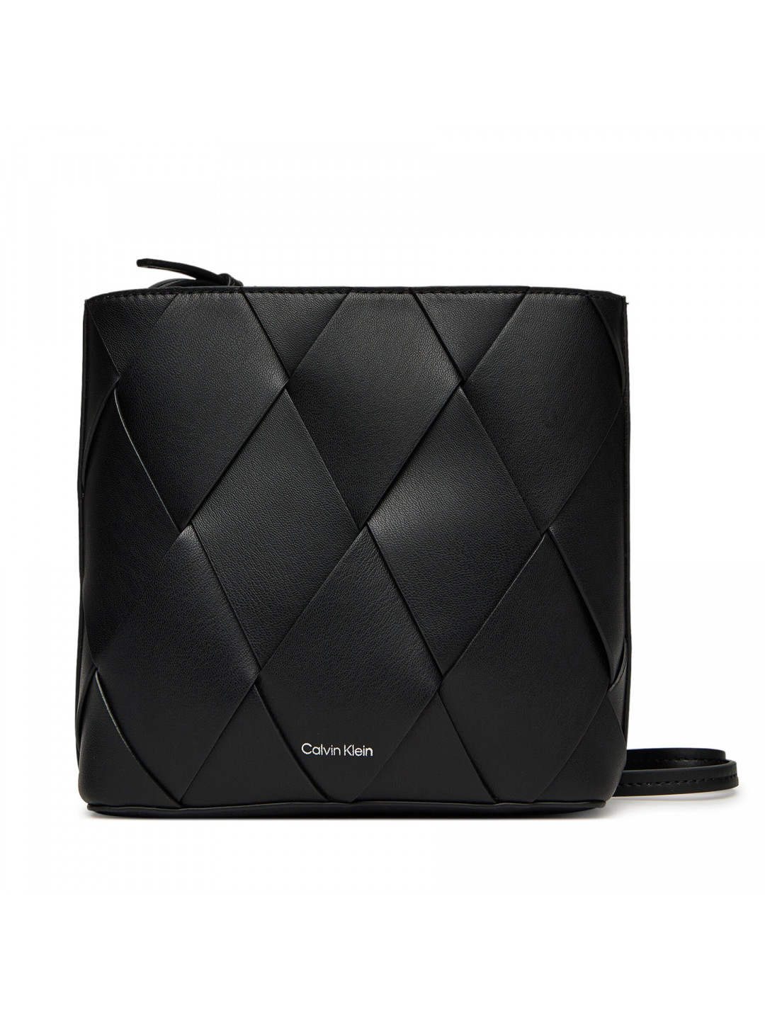 Kabelka Calvin Klein Ck Woven Square Crossbody K60K612991 Černá