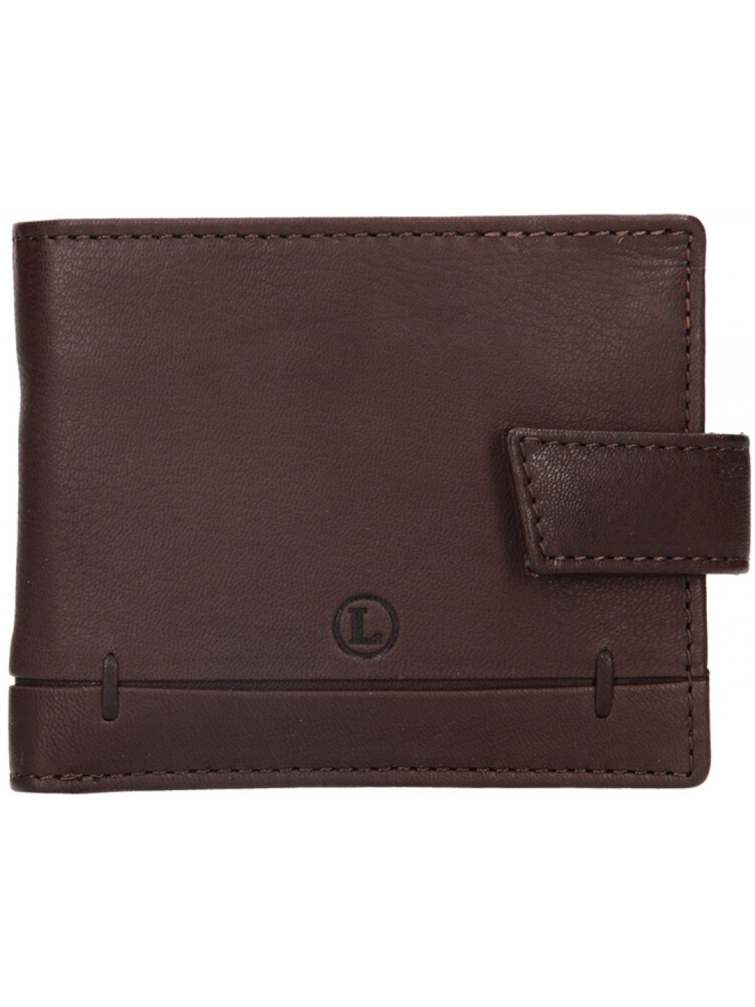 Lagen Pánská kožená peněženka BLC 4139 BRN