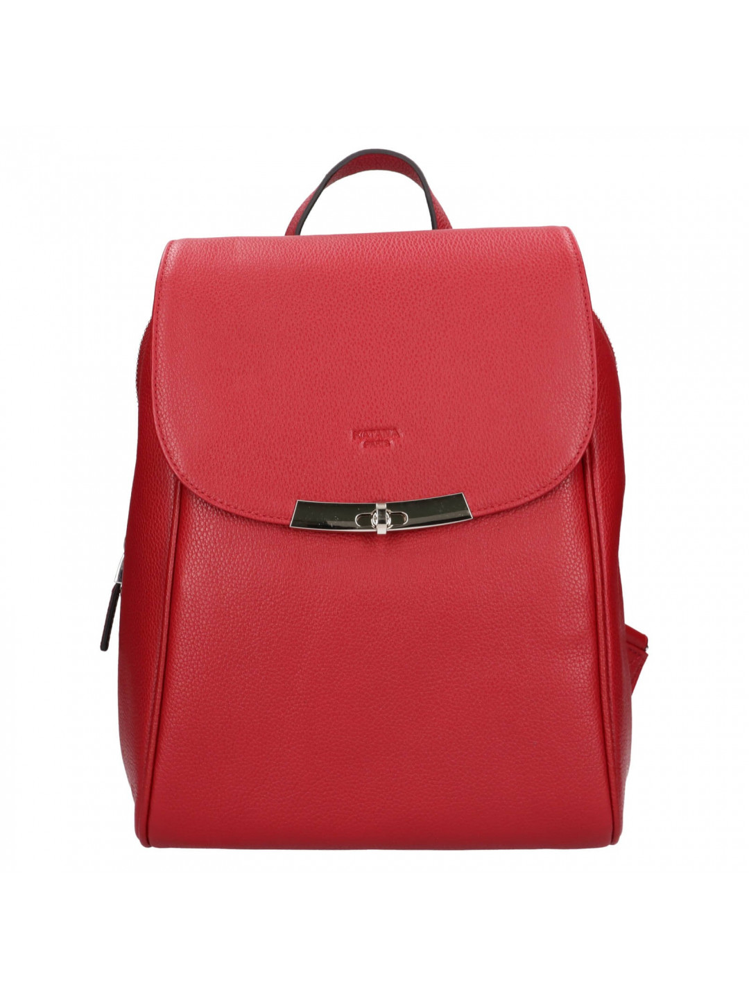 Elegantní dámský kožený batoh Katana Esens – červená