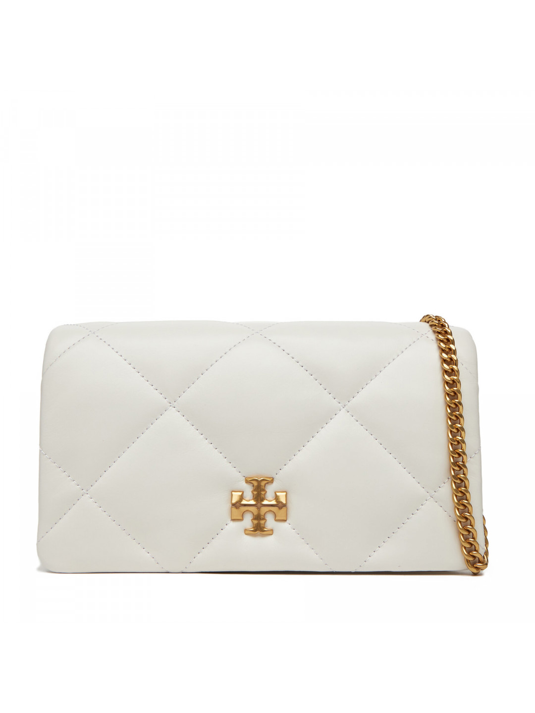 Kabelka Tory Burch Kira iamond Quilt Chain Wallet 158624 Bílá