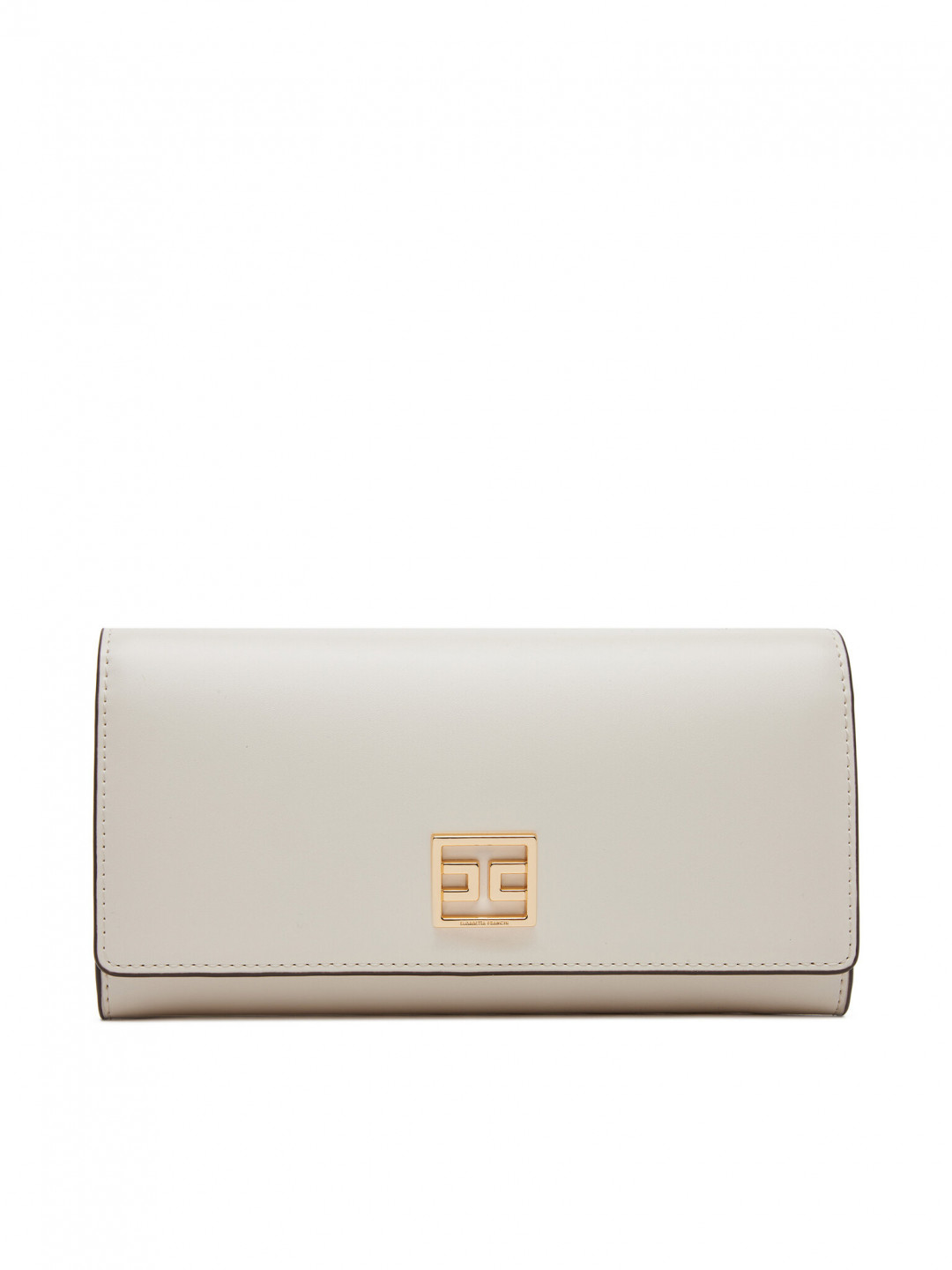 Elisabetta Franchi Velká dámská peněženka PF02A51E2 193 Écru