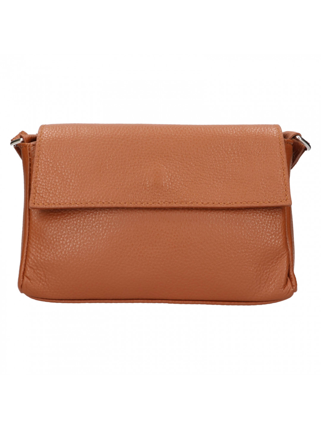 Dámská kožená crossbody kabelka Italia Darina – hnědá