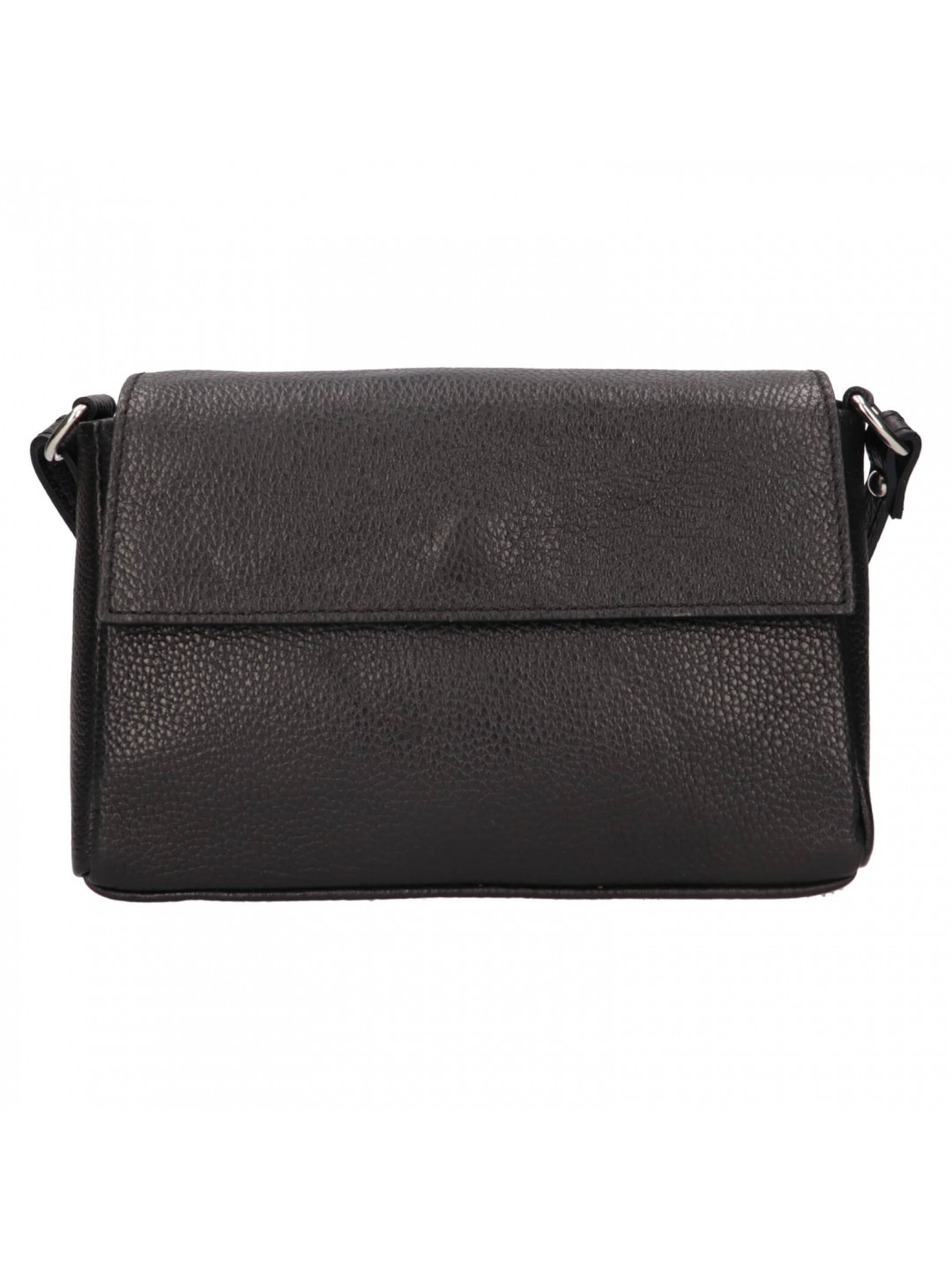 Dámská kožená crossbody kabelka Italia Darina – černá