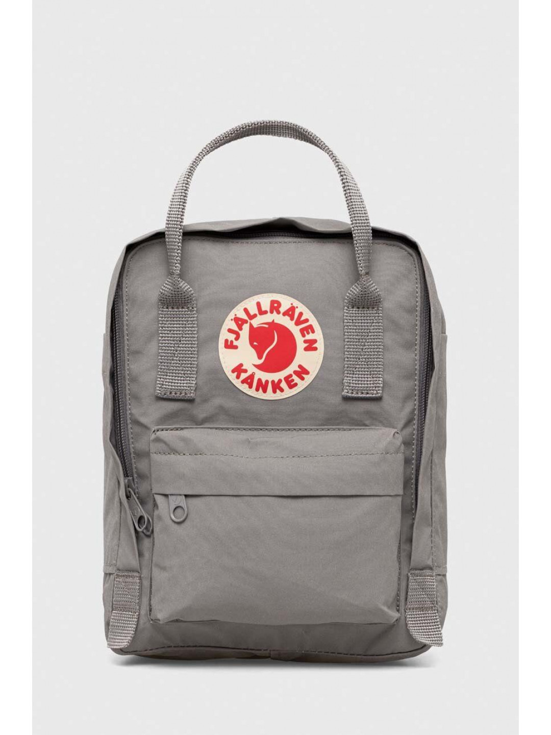 Batoh Fjallraven šedá barva malý s aplikací
