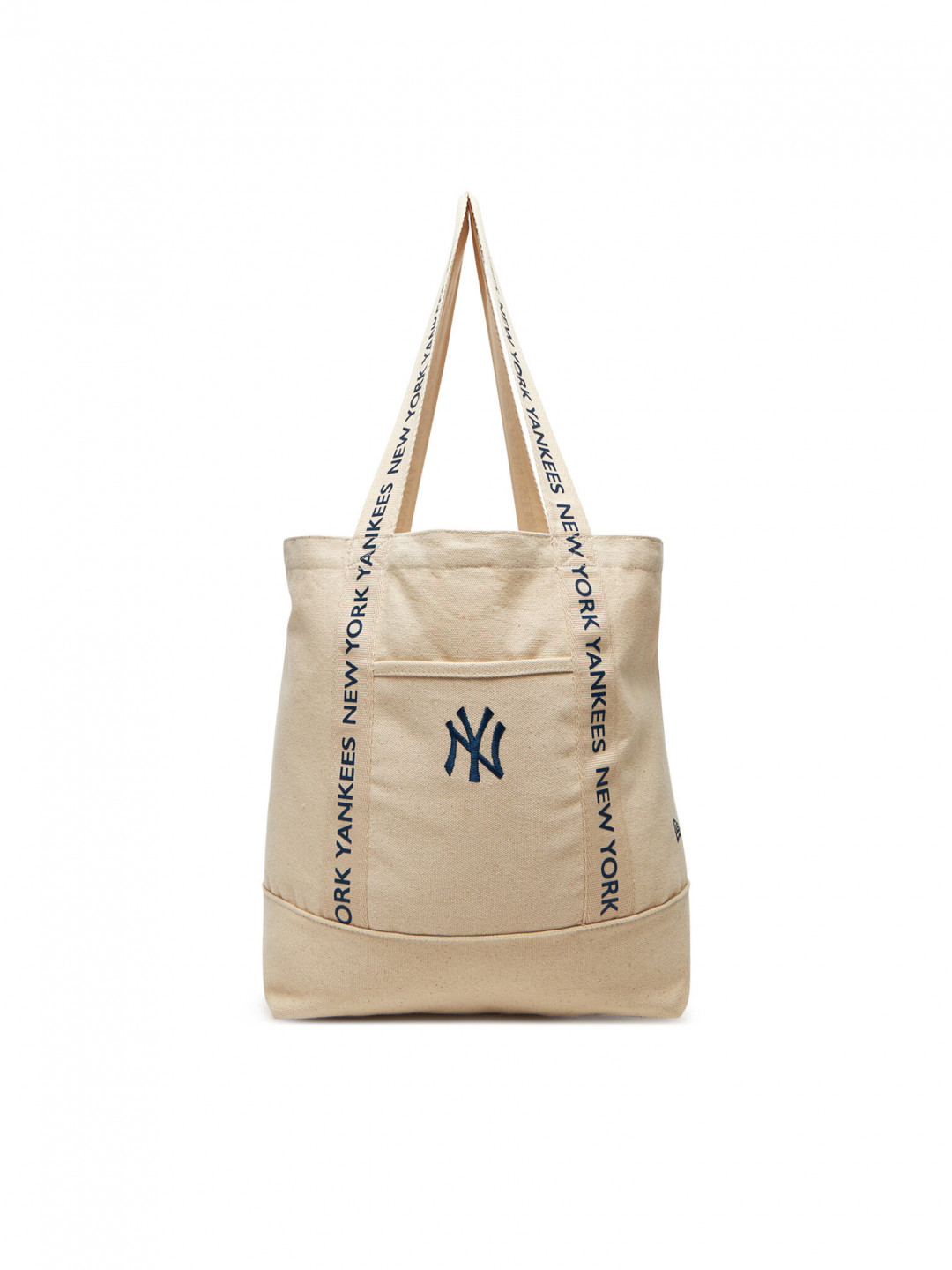 New Era Kabelka New York Yankees MLB Strap Canvas Tote 60595127 Béžová
