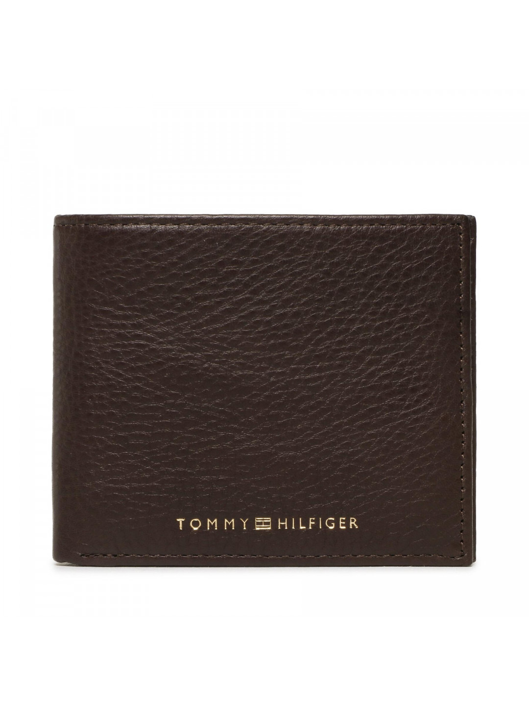 Malá pánská peněženka Tommy Hilfiger Th Premium Mini Cc Wallet AM0AM10606 Hnědá