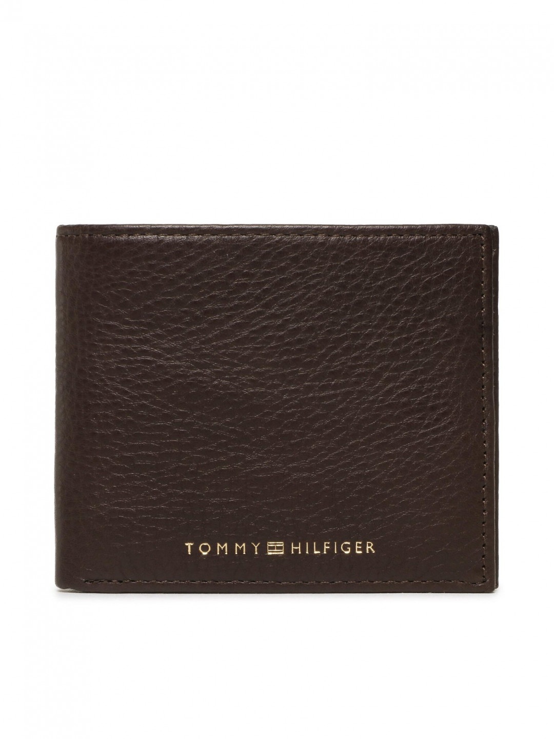 Tommy Hilfiger Malá pánská peněženka Th Premium Mini Cc Wallet AM0AM10606 Hnědá