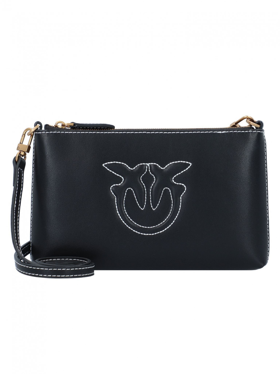 PINKO Kabelka Flat Horizontal Mini PE 25 PCPL 104277 A2AN Černá
