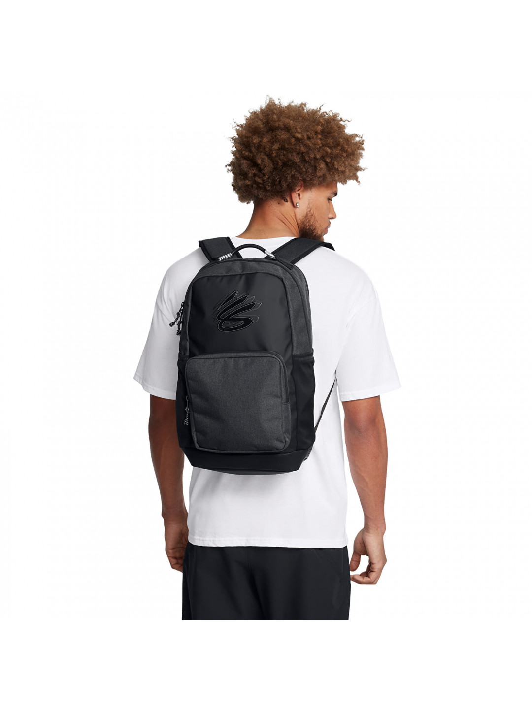 Batoh Under Armour Curry Splash Backpack Black Jet Gray Full Heather Black Universal