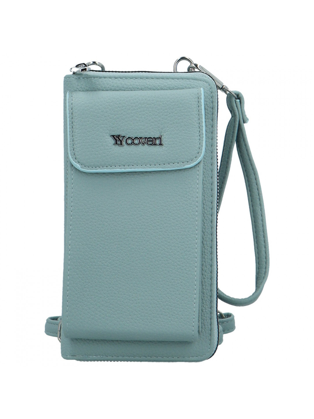 Stylová dámská crossbody peněženka Coveri Berllys světle modrá