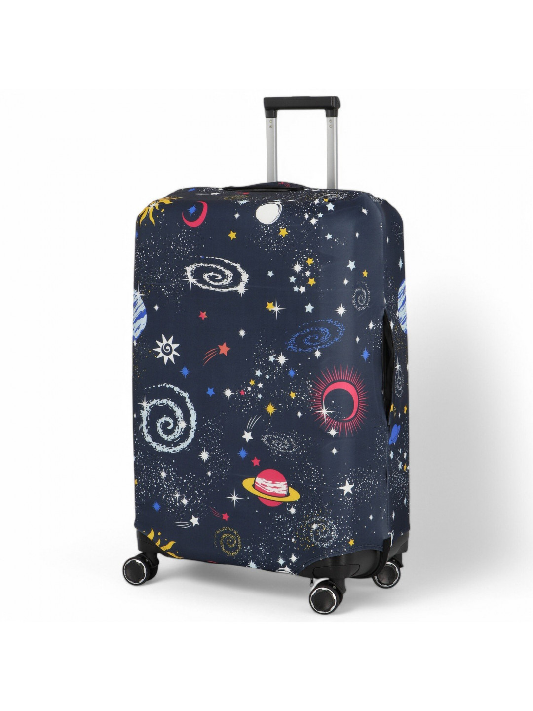 Obal na kufr Travel Vesmír velikost L modrý