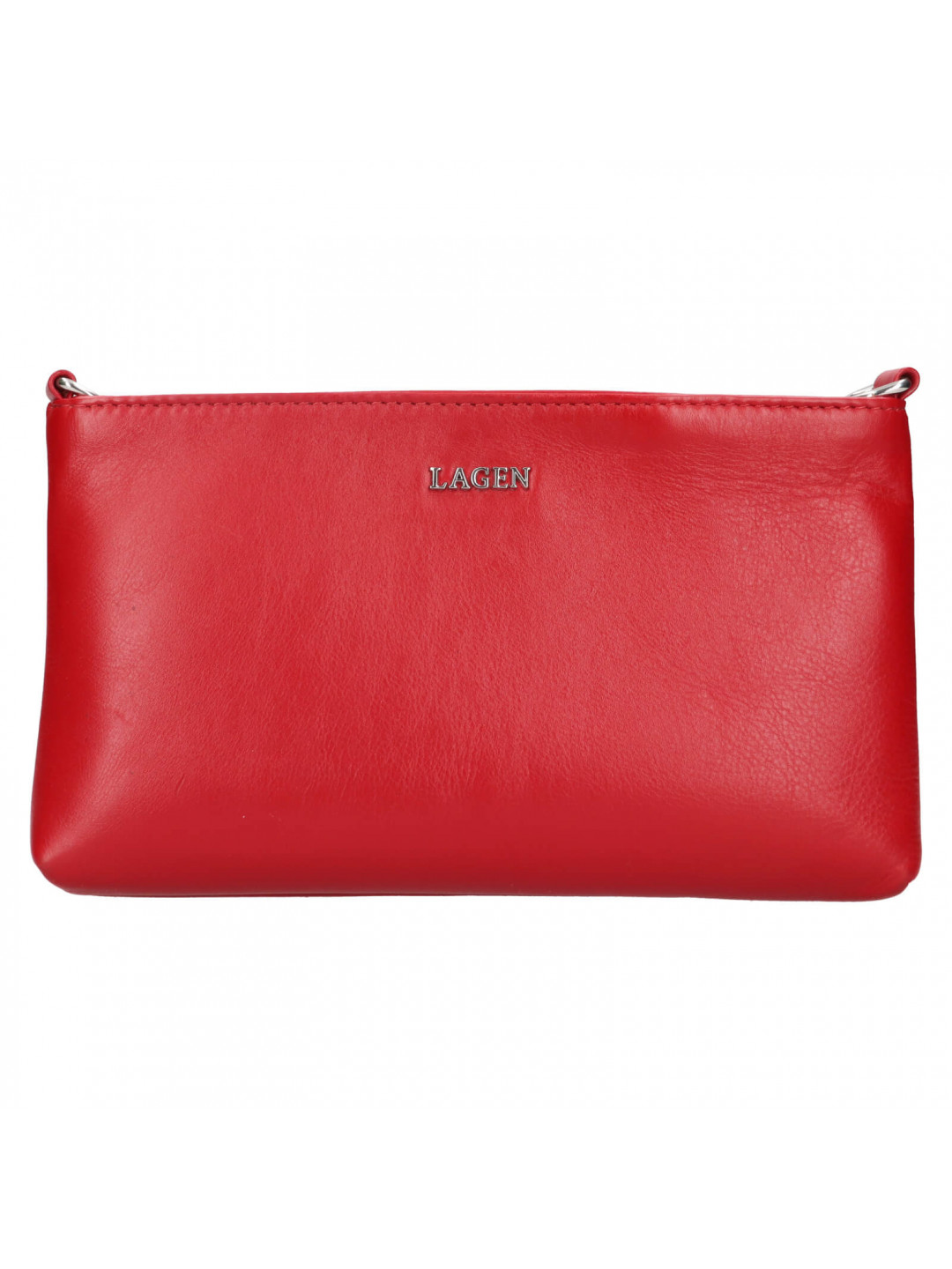 Menší dámská crossbody kabelka Lagen Polia – červená