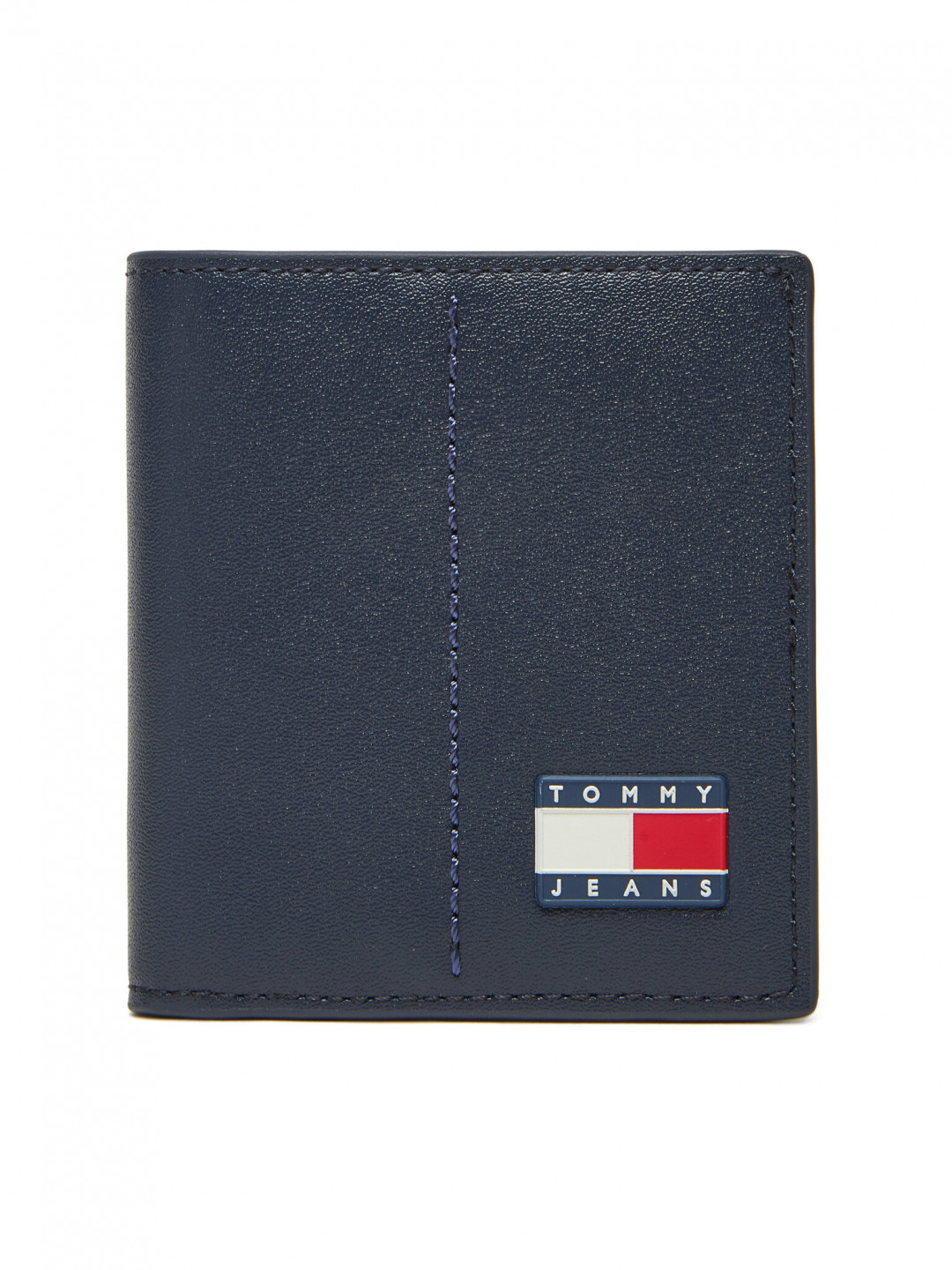 Tommy Jeans Velká pánská peněženka Tjm Heritage Leather Cc & Coin AM0AM13408 Tmavomodrá