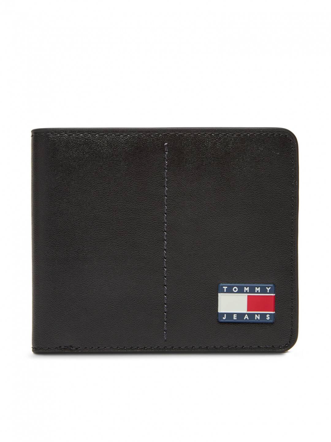 Tommy Jeans Velká pánská peněženka Tjm Heritage Leather Cc Wallet AM0AM13409 Černá