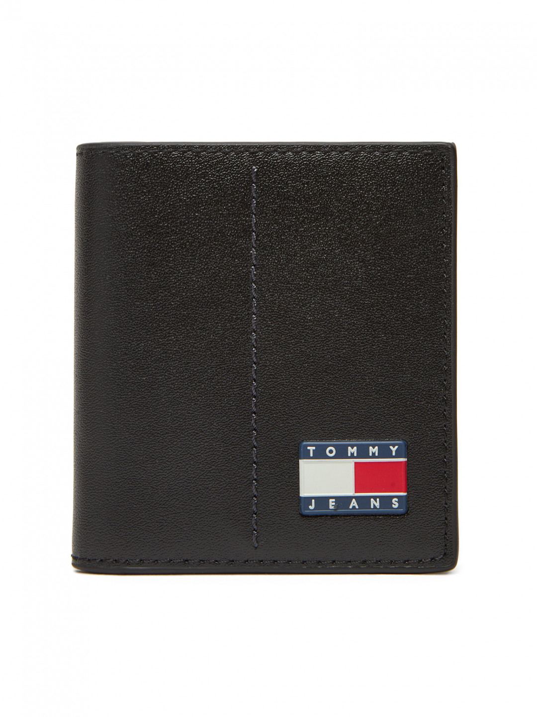 Tommy Jeans Velká pánská peněženka Tjm Heritage Leather Cc & Coin AM0AM13408 Černá