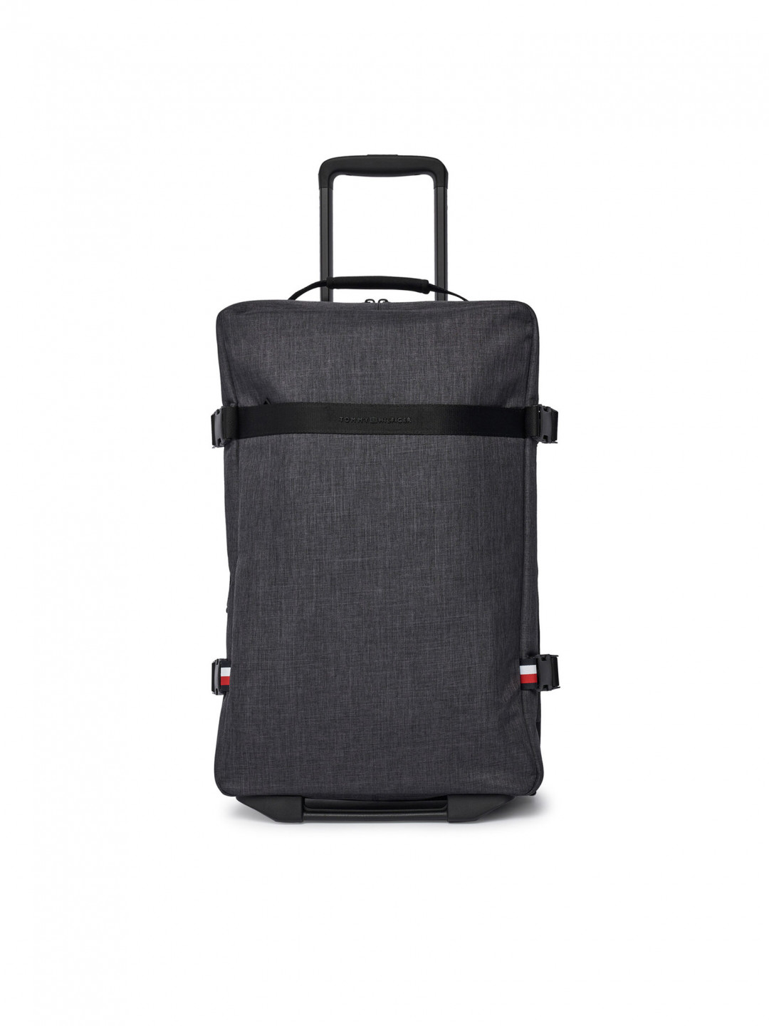 Tommy Hilfiger Kabinový kufr Th Nylon Travel Soft AM0AM13554 Šedá