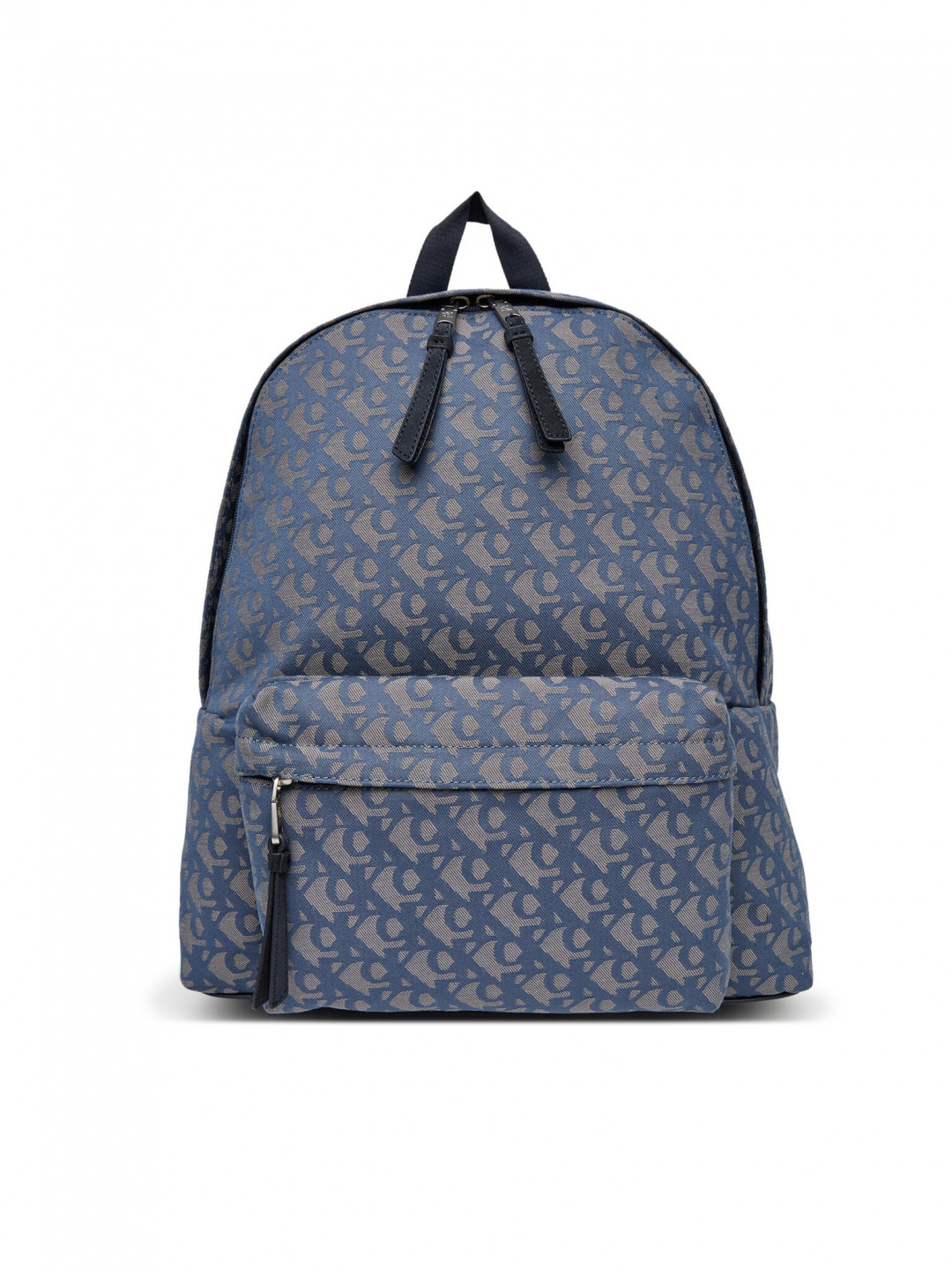 Calvin Klein Jeans Batoh Unstructured Monogram Backpack 4 LV04G3116G Modrá