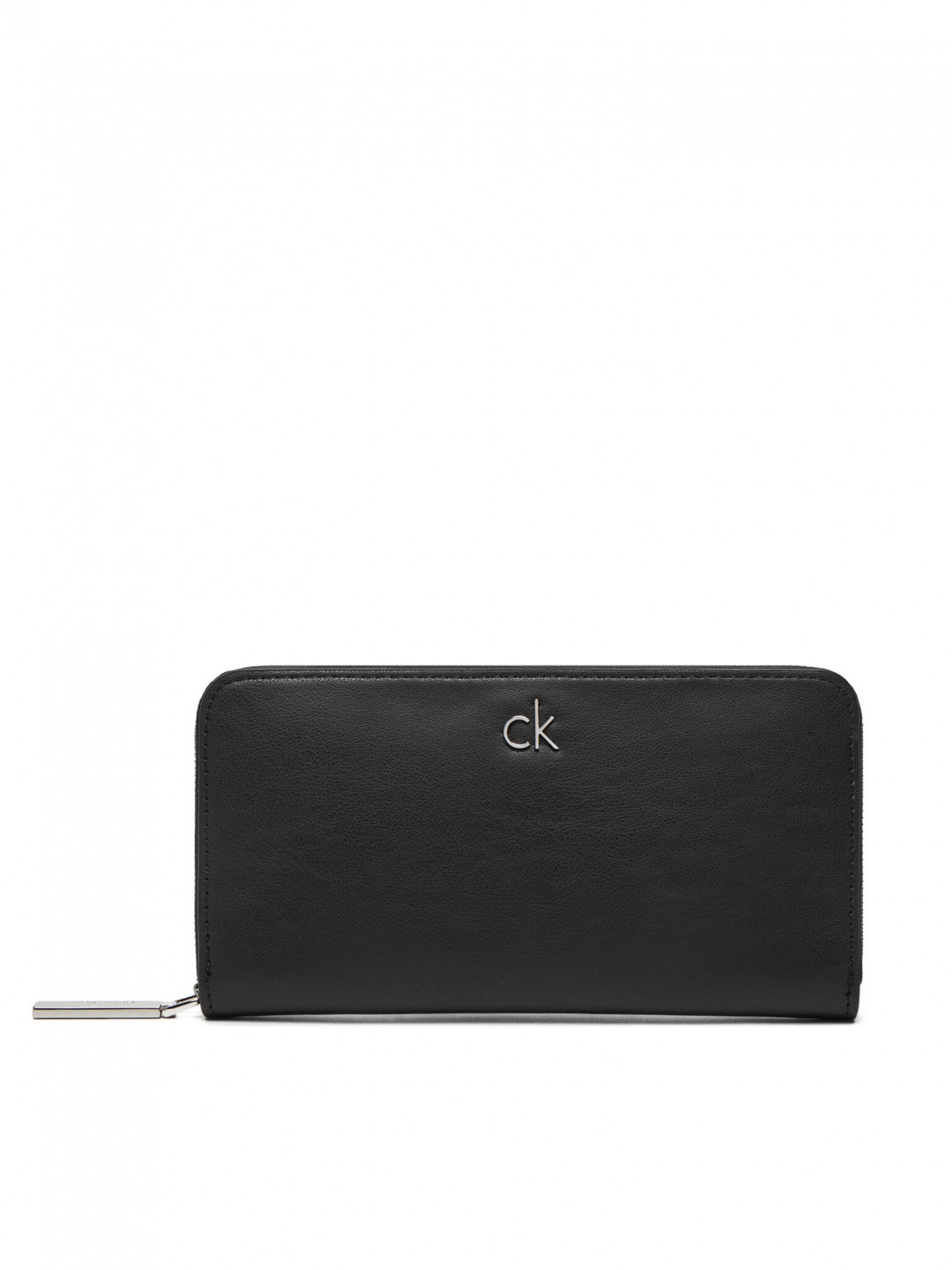 Calvin Klein Velká dámská peněženka Ck Re-Lock Large Zip Around LV04F1034G Černá