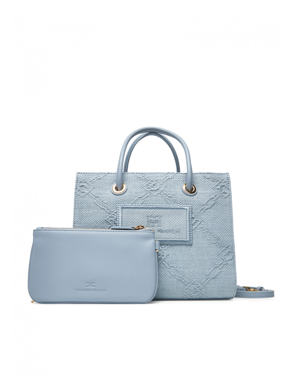 Elisabetta Franchi Kabelka BS-83A-52E2-V390 Světle modrá