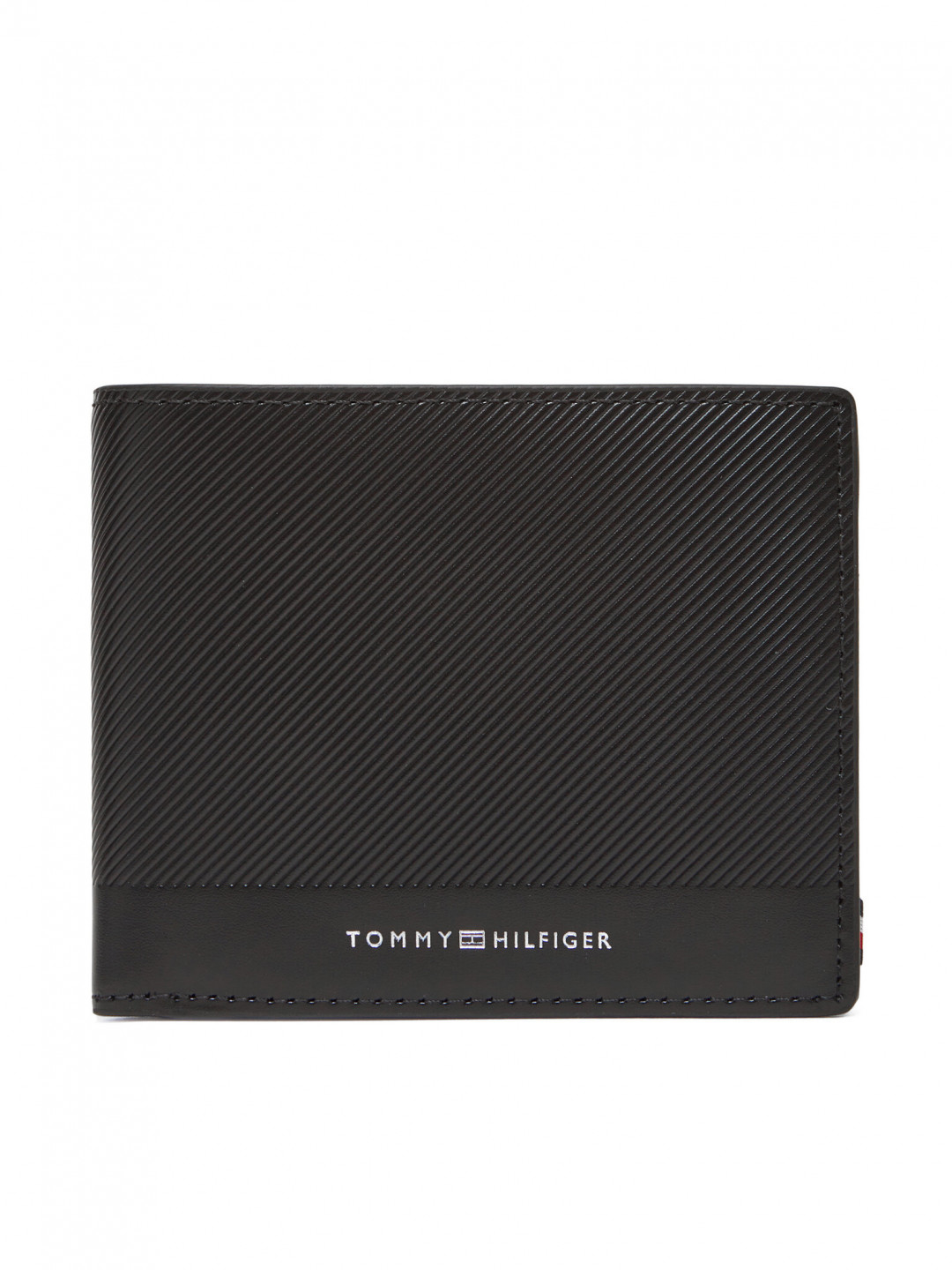 Tommy Hilfiger Velká pánská peněženka Th Foundation Cc And Coin AM0AM13508 Černá