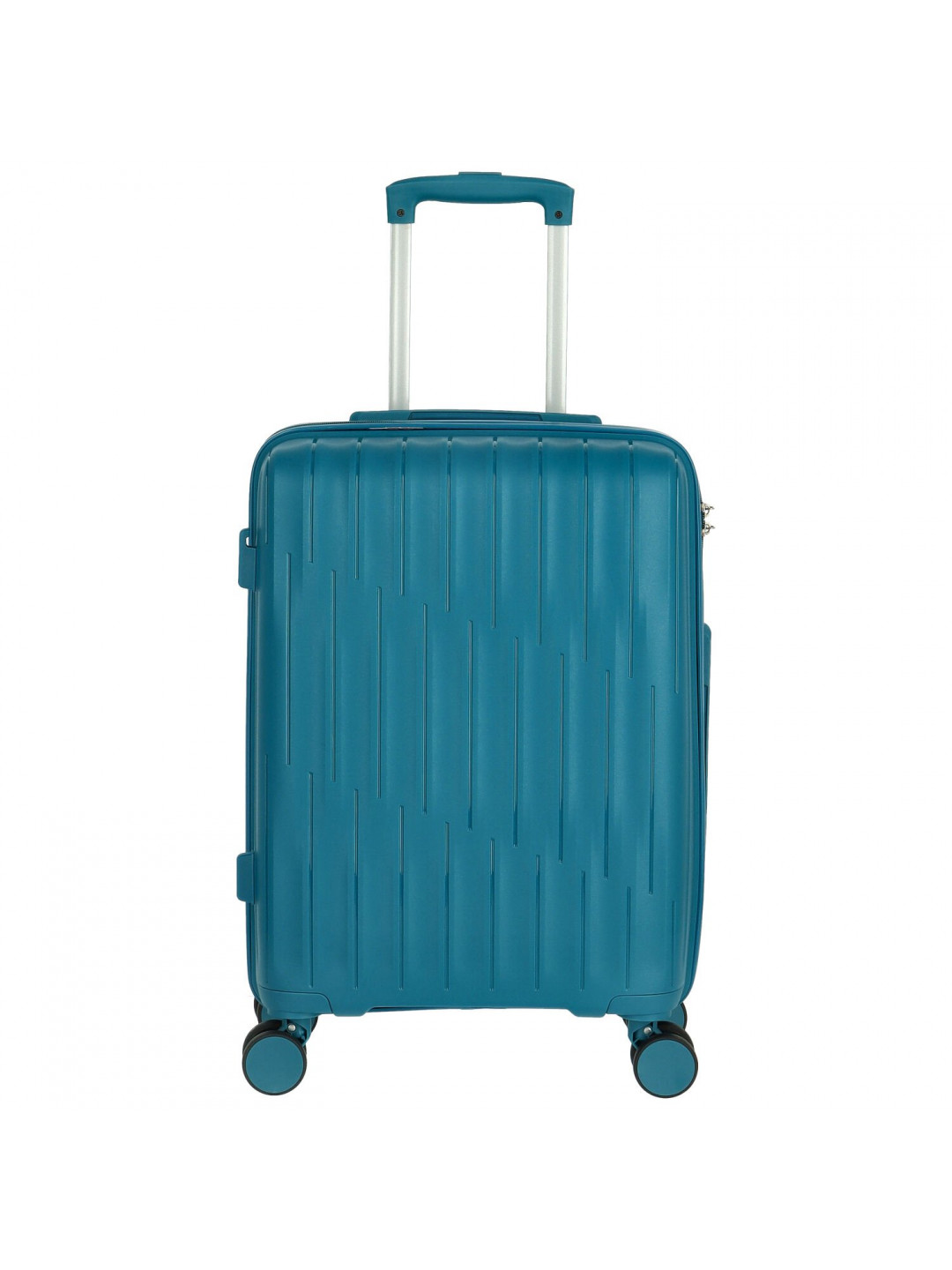 Cestovní plastový kufr Galaxy velikost S modrý