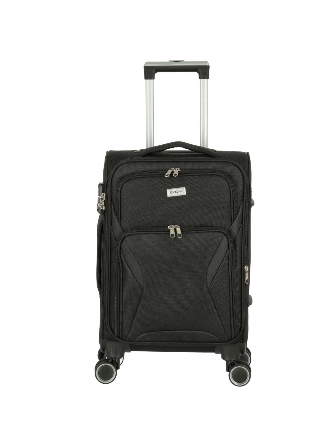 Látkový kufr Lotar velikost S černý