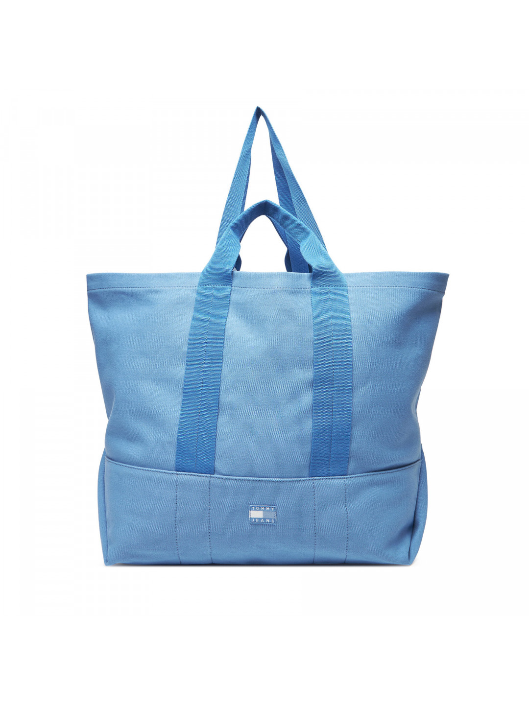 Kabelka Tommy Jeans Tjw Tote Edition Canvas AW0AW17542 Modrá