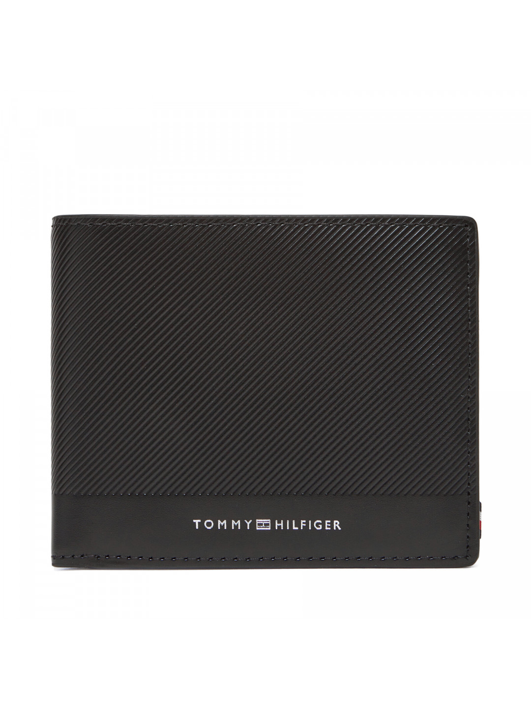 Velká pánská peněženka Tommy Hilfiger Th Foundation Cc And Coin AM0AM13508 Černá