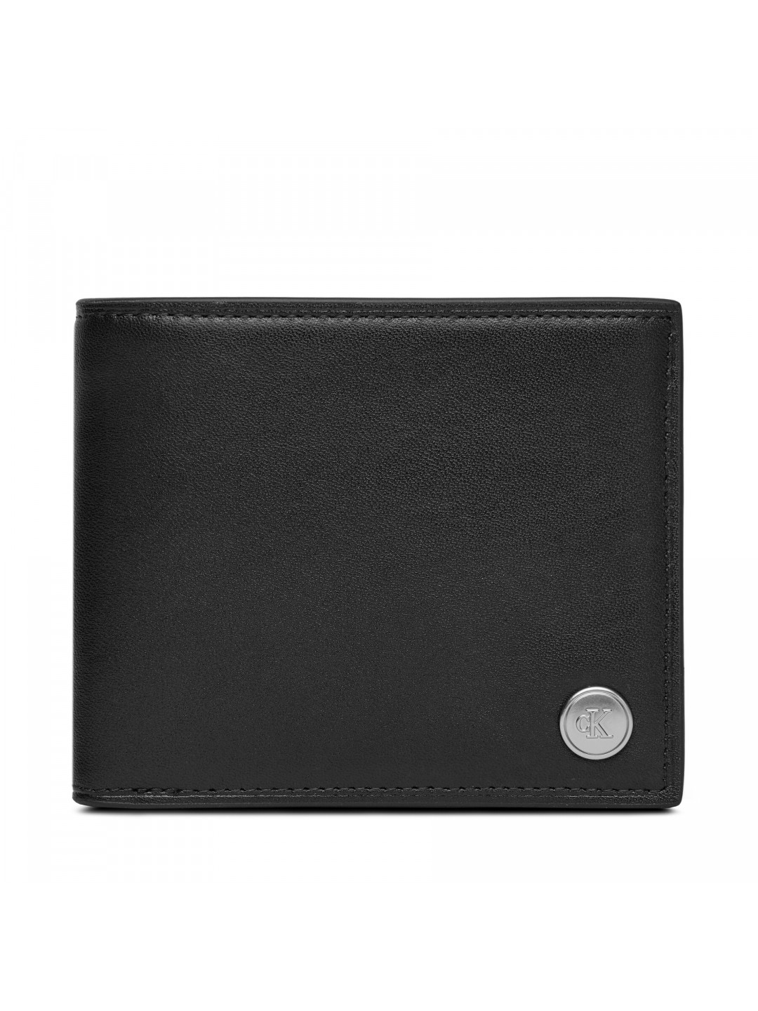 Velká pánská peněženka Calvin Klein Jeans Hardware Bifold W Coin LV04G1082G Černá