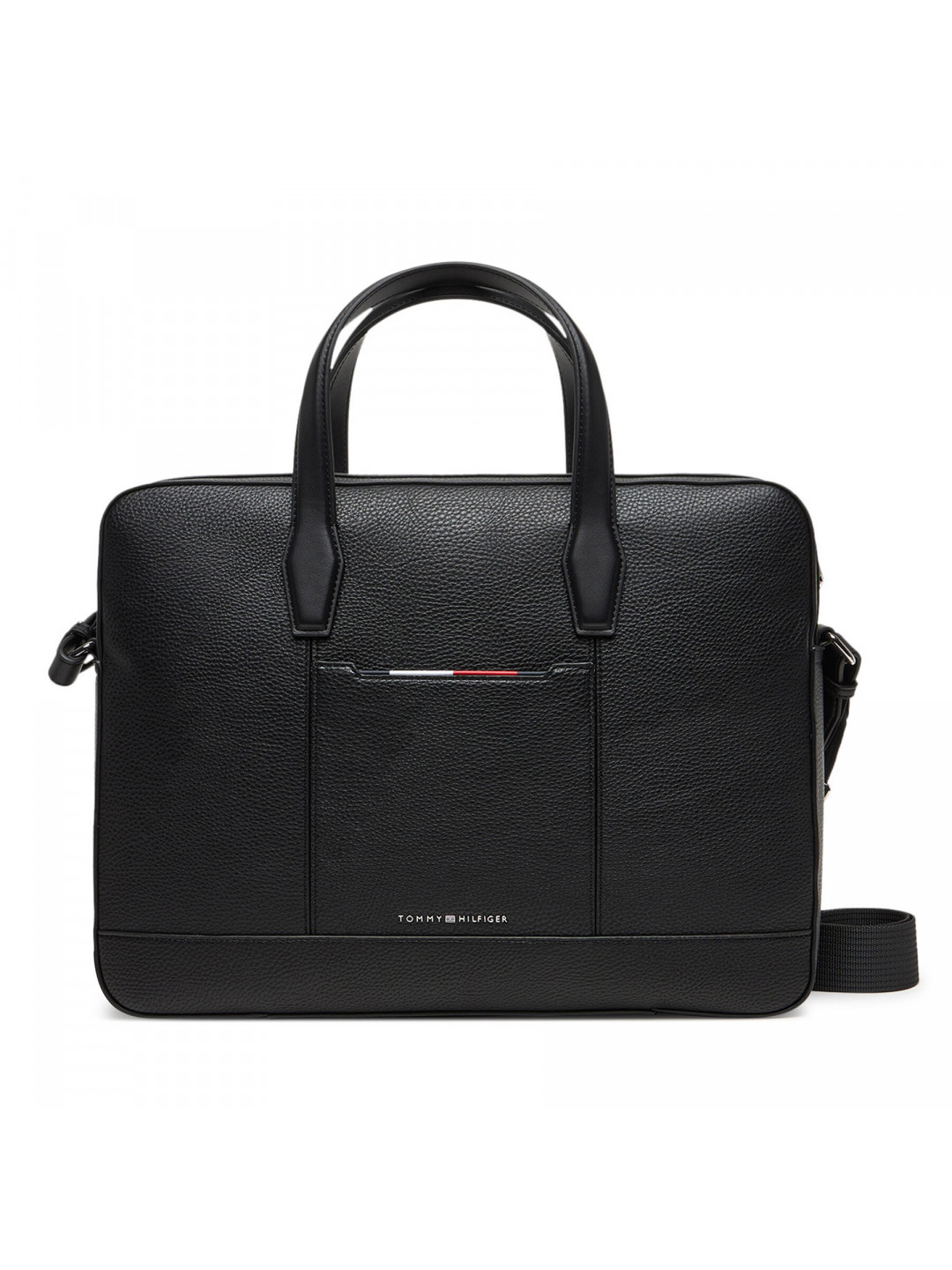 Brašna na notebook Tommy Hilfiger Th Central Slim Computer Bag AM0AM13484 Černá