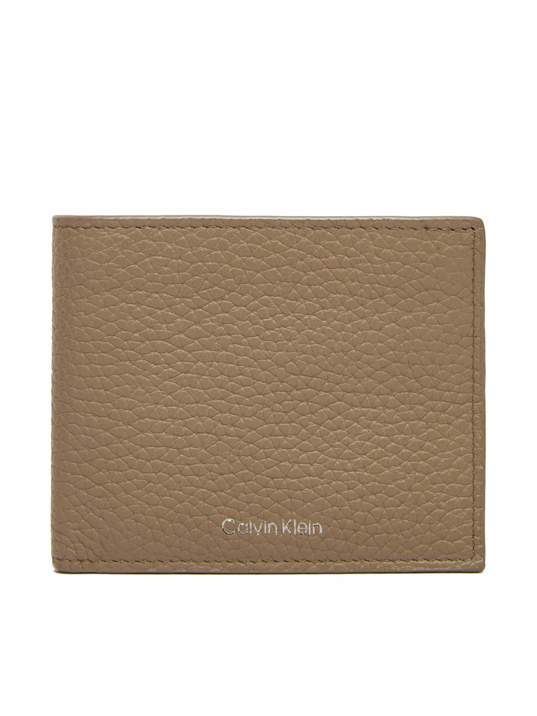 Pánská peněženka Calvin Klein Ck Leather Billfold W Zip Coin LV04D1028G Béžová