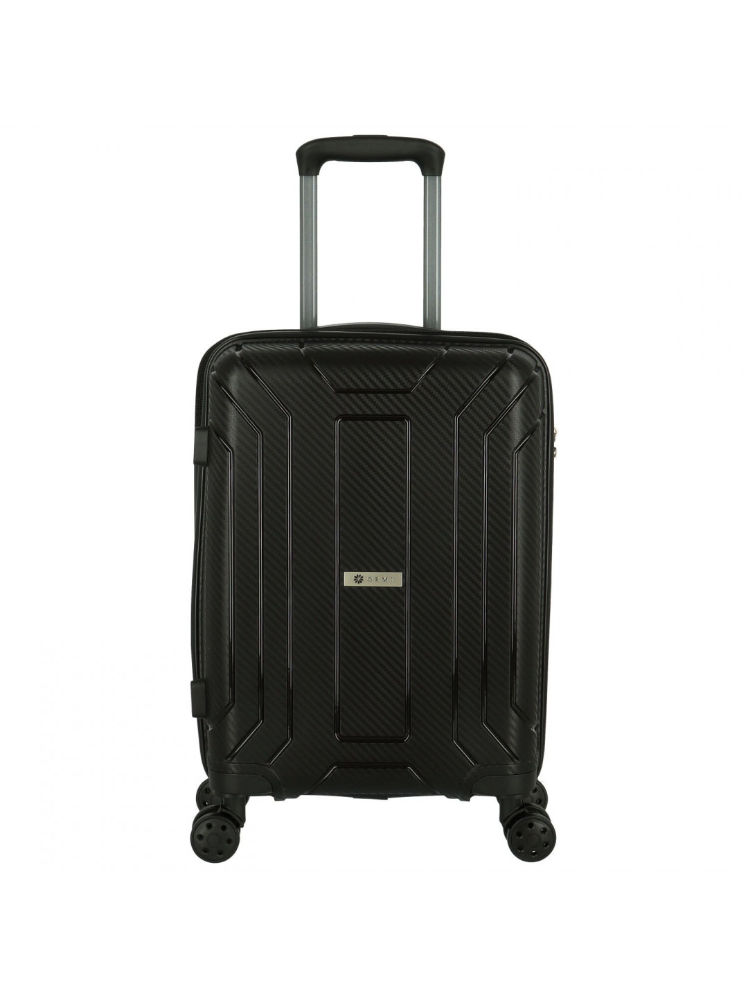 Cestovní plastový kufr černý – Ormi Maroon S