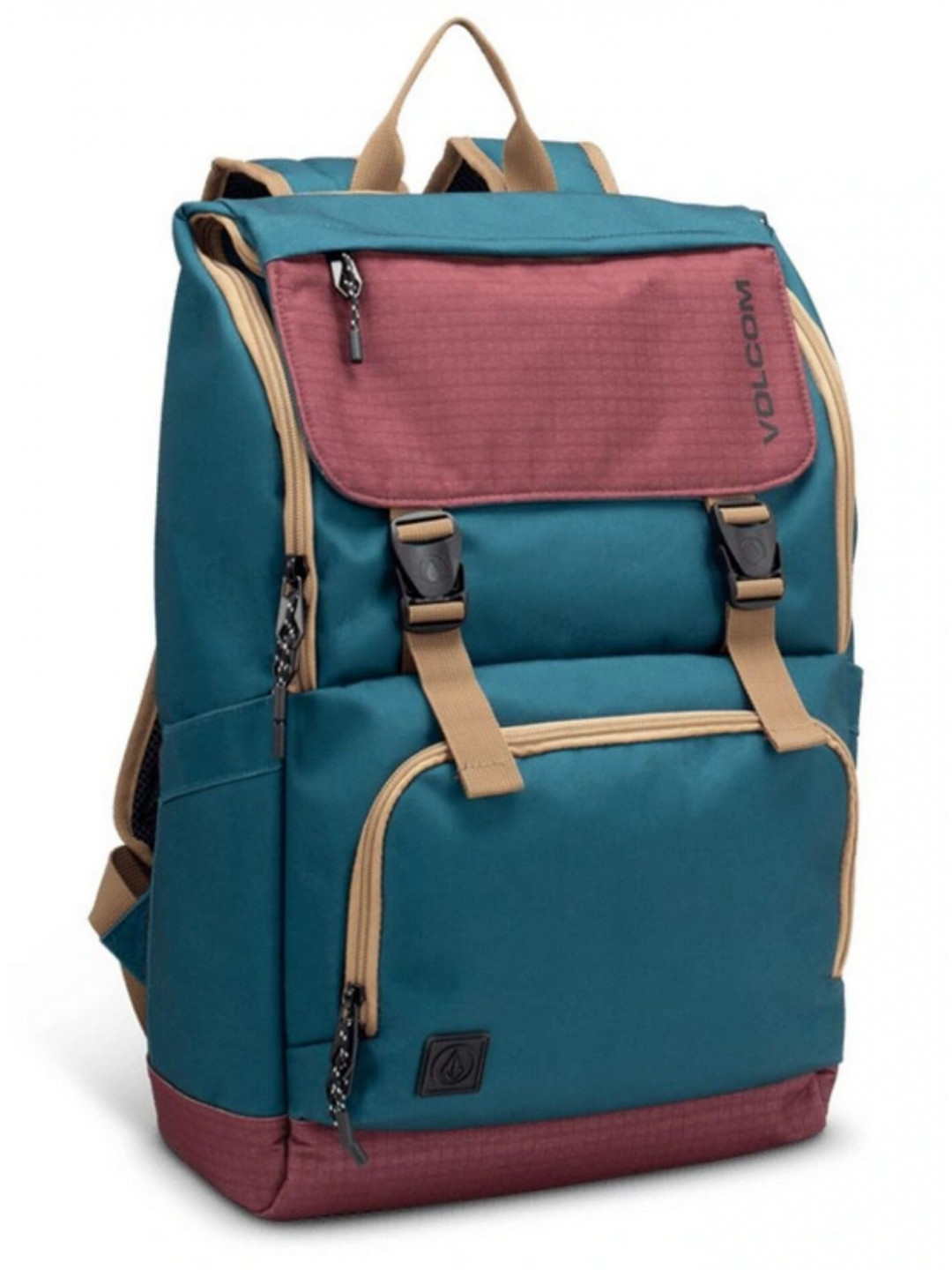 Volcom batoh Charter Fold Over Merlot 20 L Červená Objem 20 L