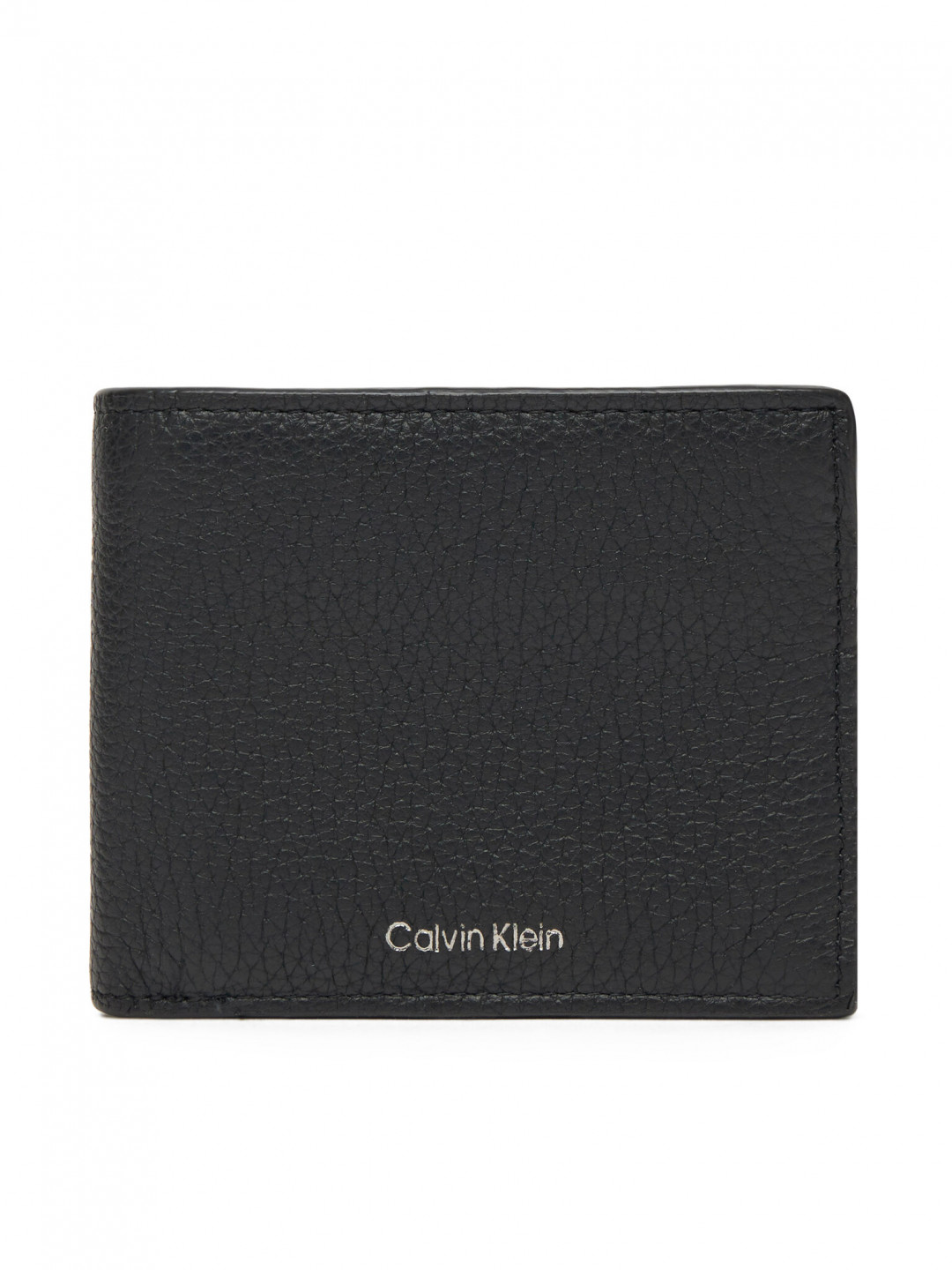 Calvin Klein Velká pánská peněženka Ck Leather Billfold W Zip Coin LV04D1028G Černá