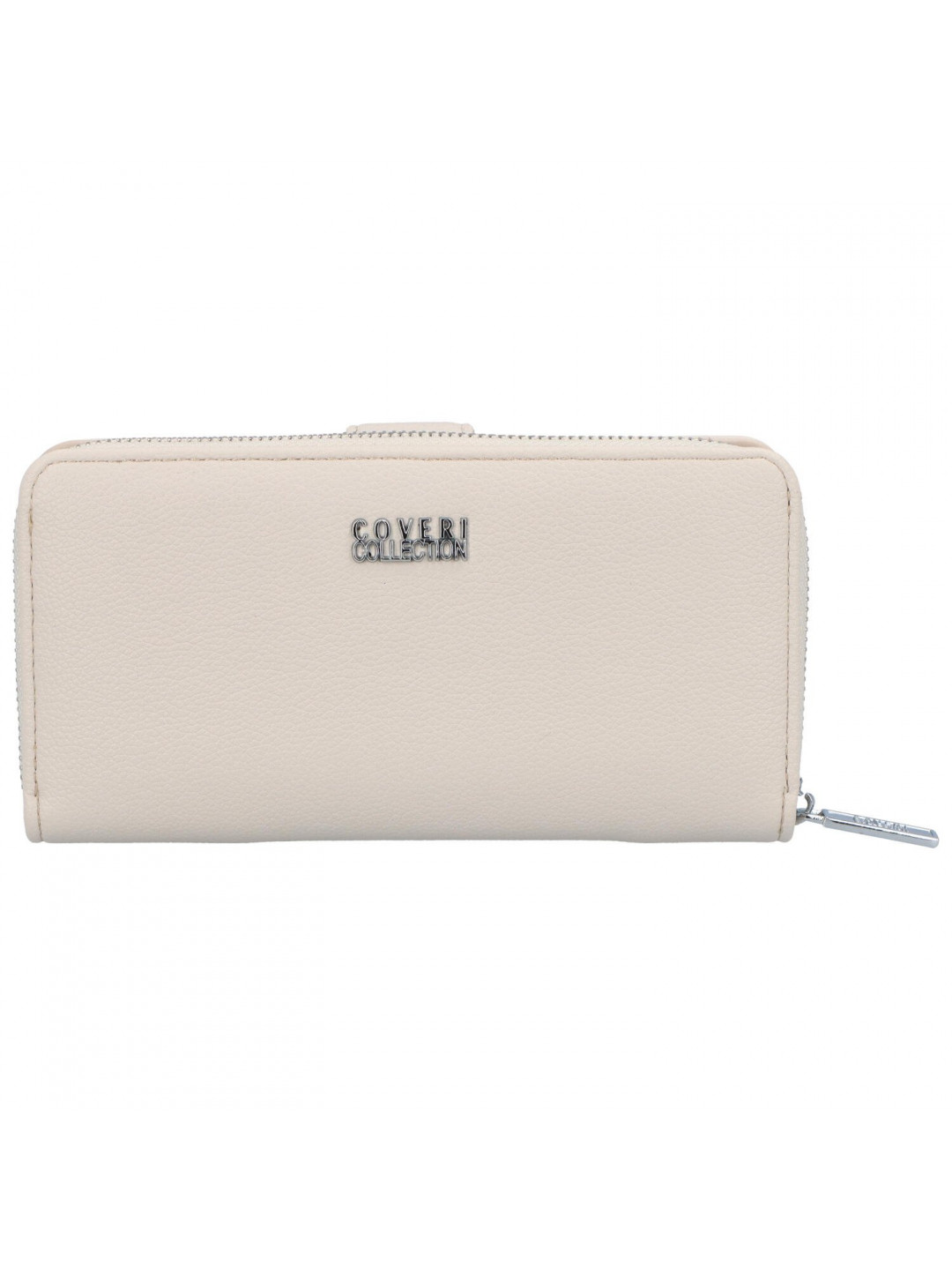 Pouzdrová dámská koženková peněženka Deena světle béžová