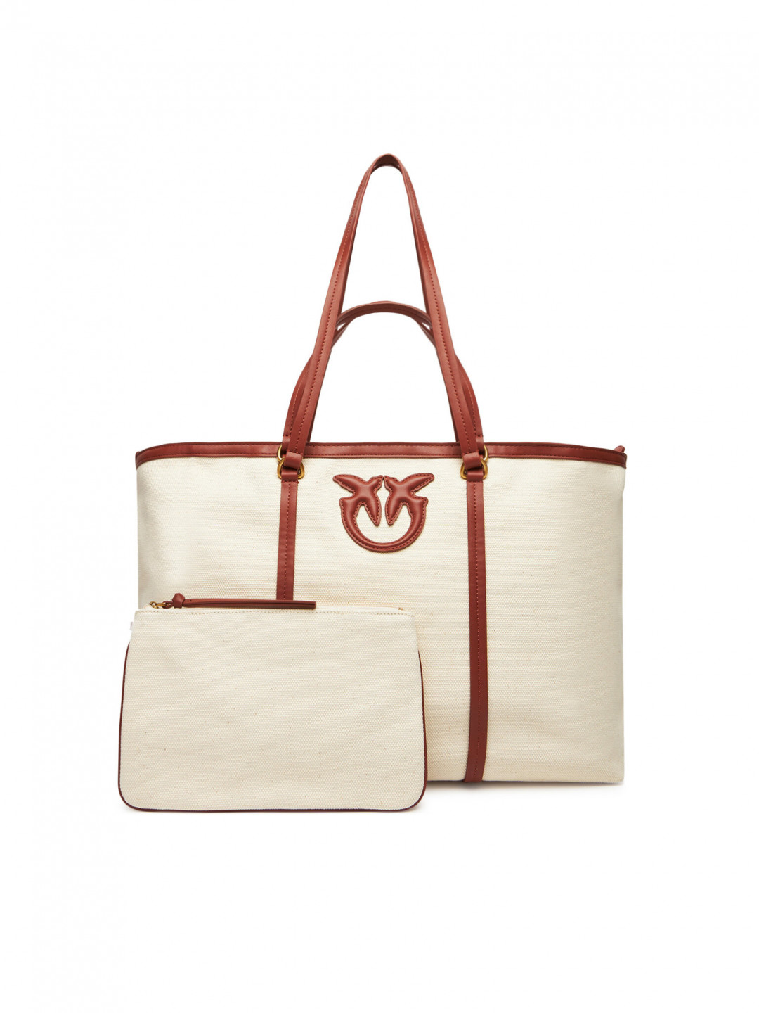 PINKO Kabelka Miranda Shopper Extra PE 25 PLTT 104715 A2G2 Béžová