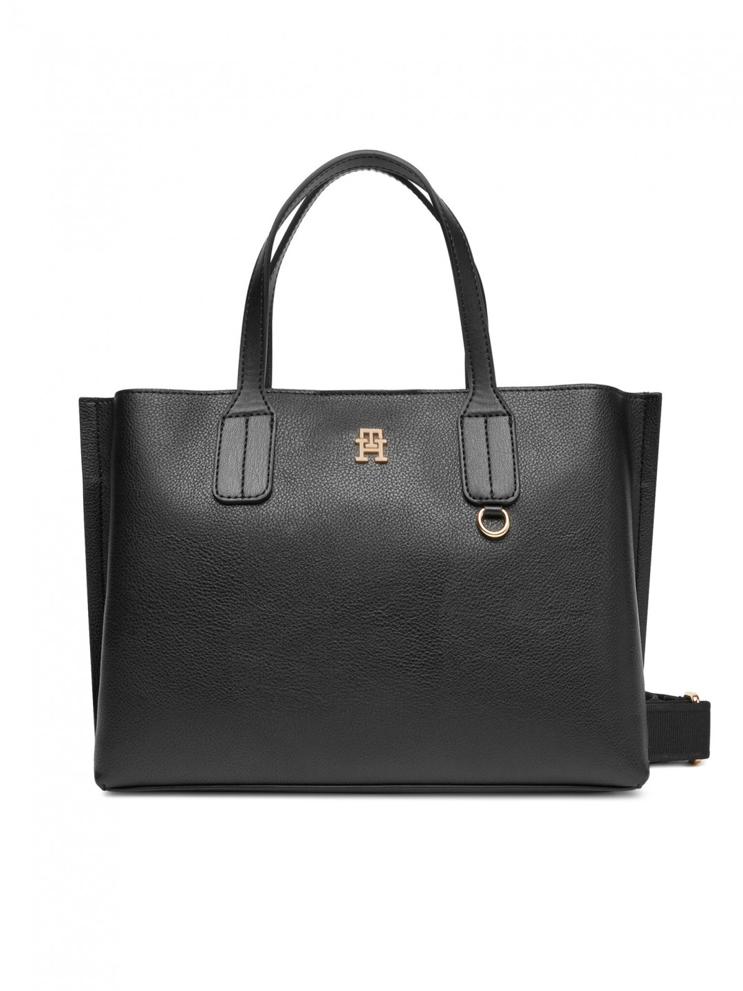 Tommy Hilfiger Kabelka Th Distinct Mini Tote AW0AW17459 Černá