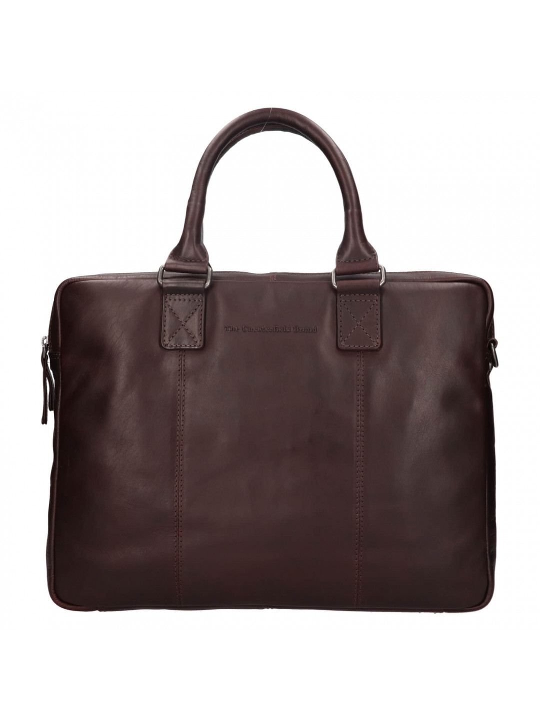 Pánská kožená taška na notebook The Chesterfield Brand Lorenc – hnědá