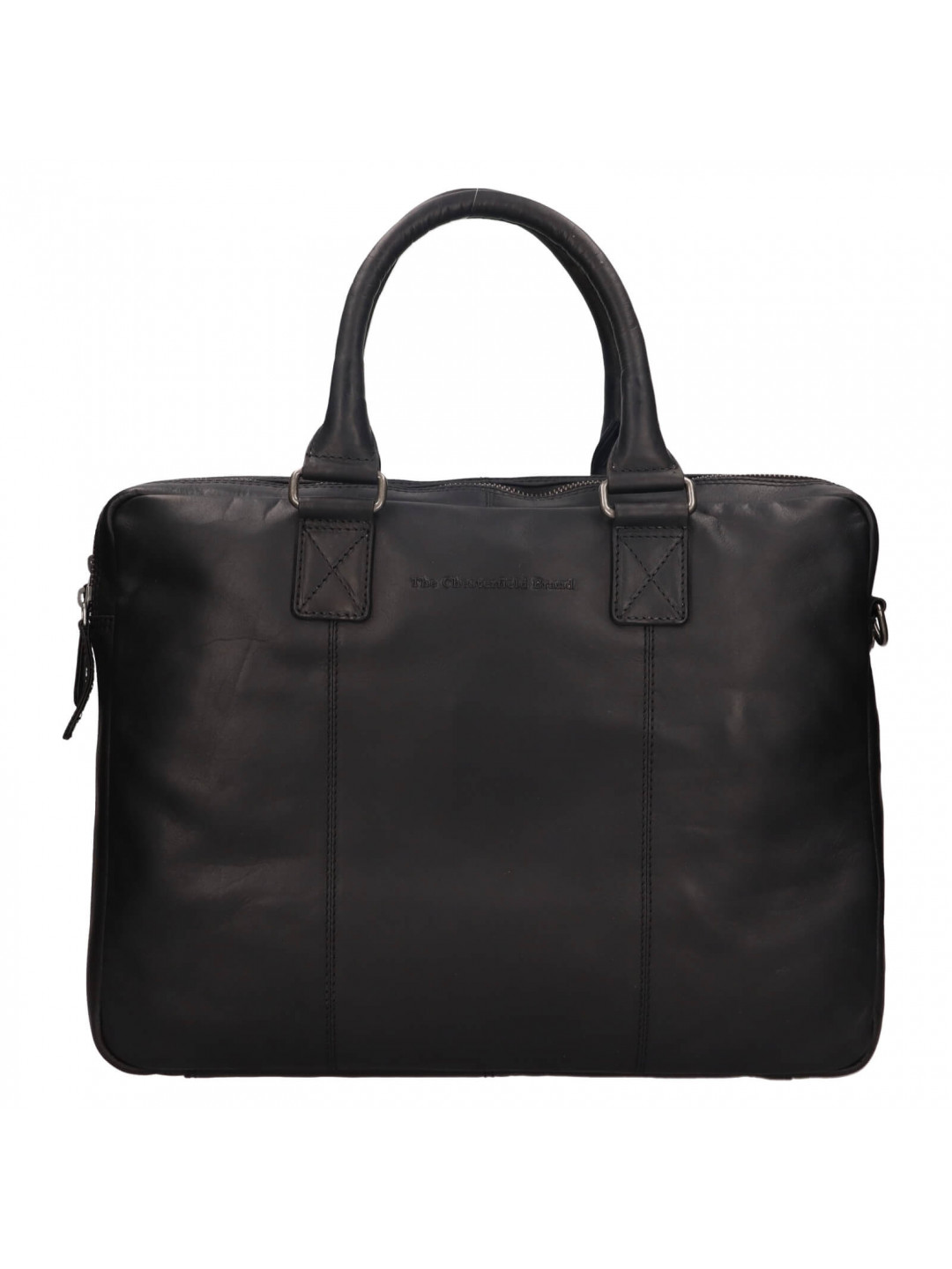 Pánská kožená taška na notebook The Chesterfield Brand Lorenc – černá