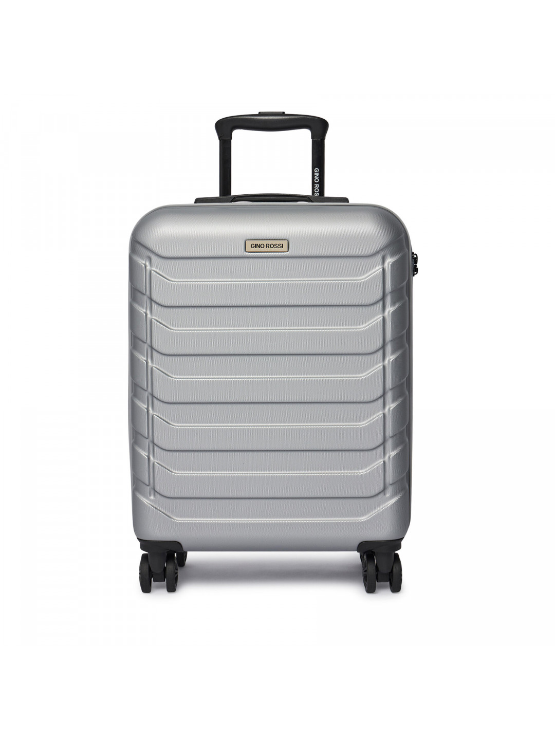 Kabinový kufr Gino Rossi GIN-S-003-05-SILVER Stříbrná